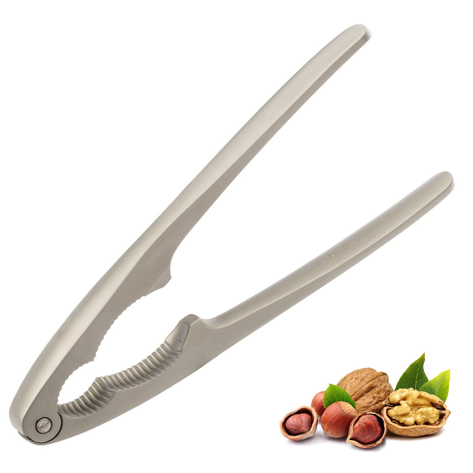 WESTMARK Nussknacker Nussknacker »ELEGANTE« Monopol Edition - #1674-3380, (Einzelprodukt, Einzelprodukt), Zwei unterschiedlich große Aussparungen, Made in Germany