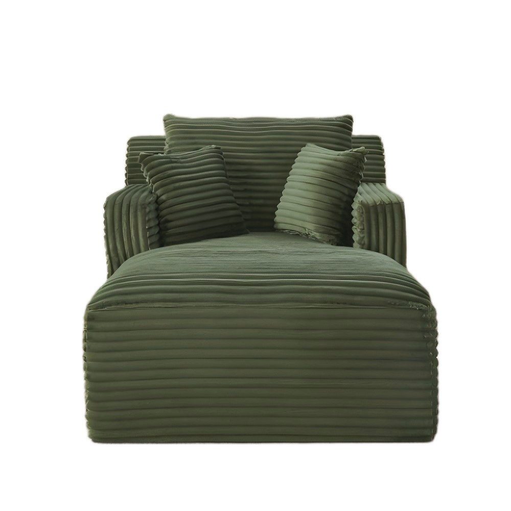 SIKAINI Sofa Modernes Chaiselongue Sofa aus Cord, Komfortable Polsterung, Elegantes Design aus Cordstoff