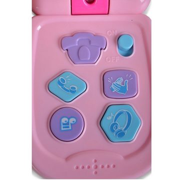 Moni Spielzeug-Musikinstrument Kinder Musikspielzeug Telefon, K999-95G, Tasten, Klingeltöne, ab 12 Monaten