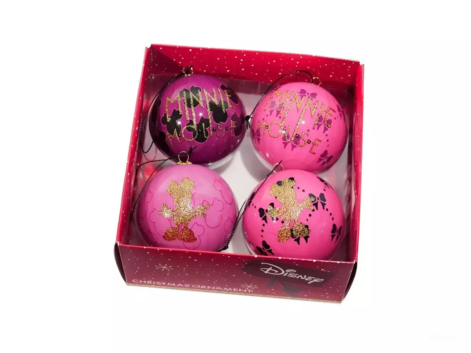 Disney Weihnachtsbaumkugel Disney Micky Maus Weihnachtskugeln Weihnachten Kugel (4 St)
