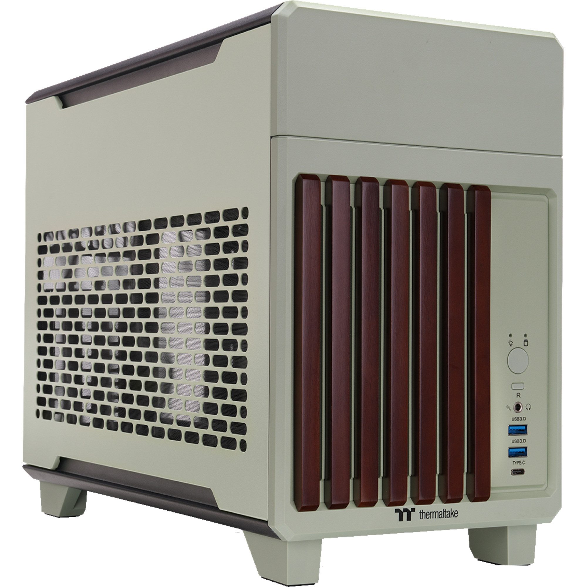 Thermaltake PC-Gehäuse Thermaltake TR100 WS, Tower-Gehäuse, (Wood &