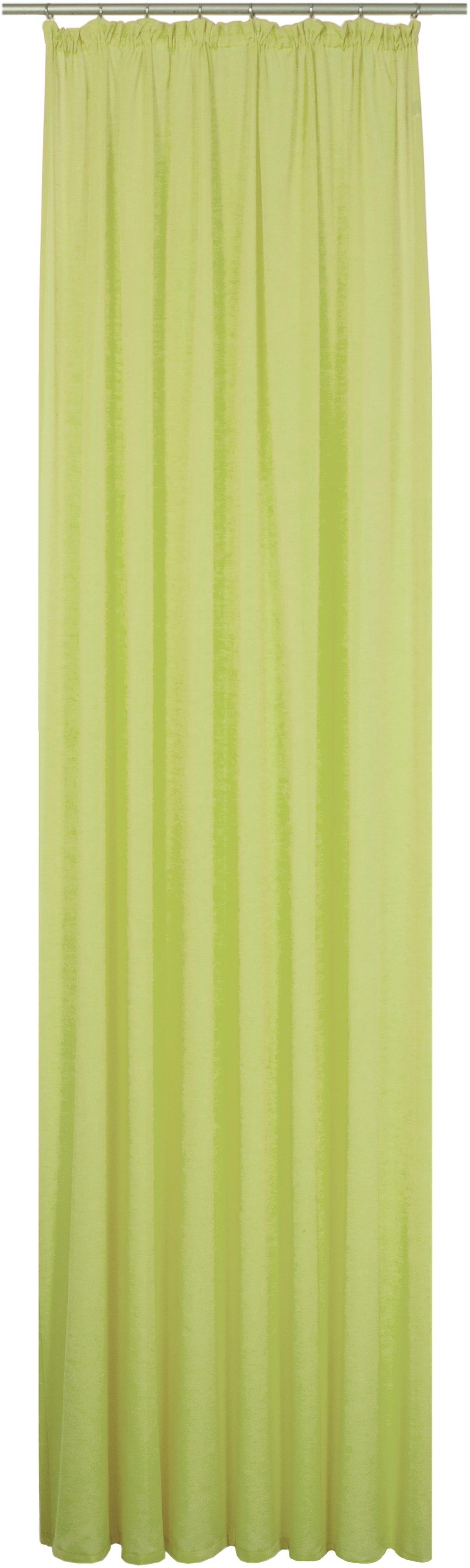 Vorhang LORCA, Wirth, Kräuselband (1 St), halbtransparent grün