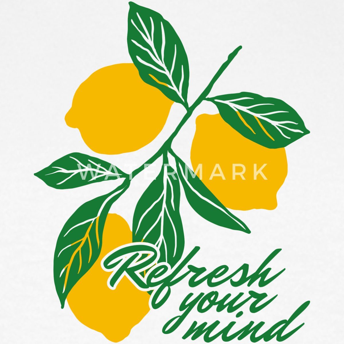 Spreadshirt T-Shirt Exotic Fruits Lemons Summer Refreshment Relaxed Fit Unisex T-Shirt (1-tlg)