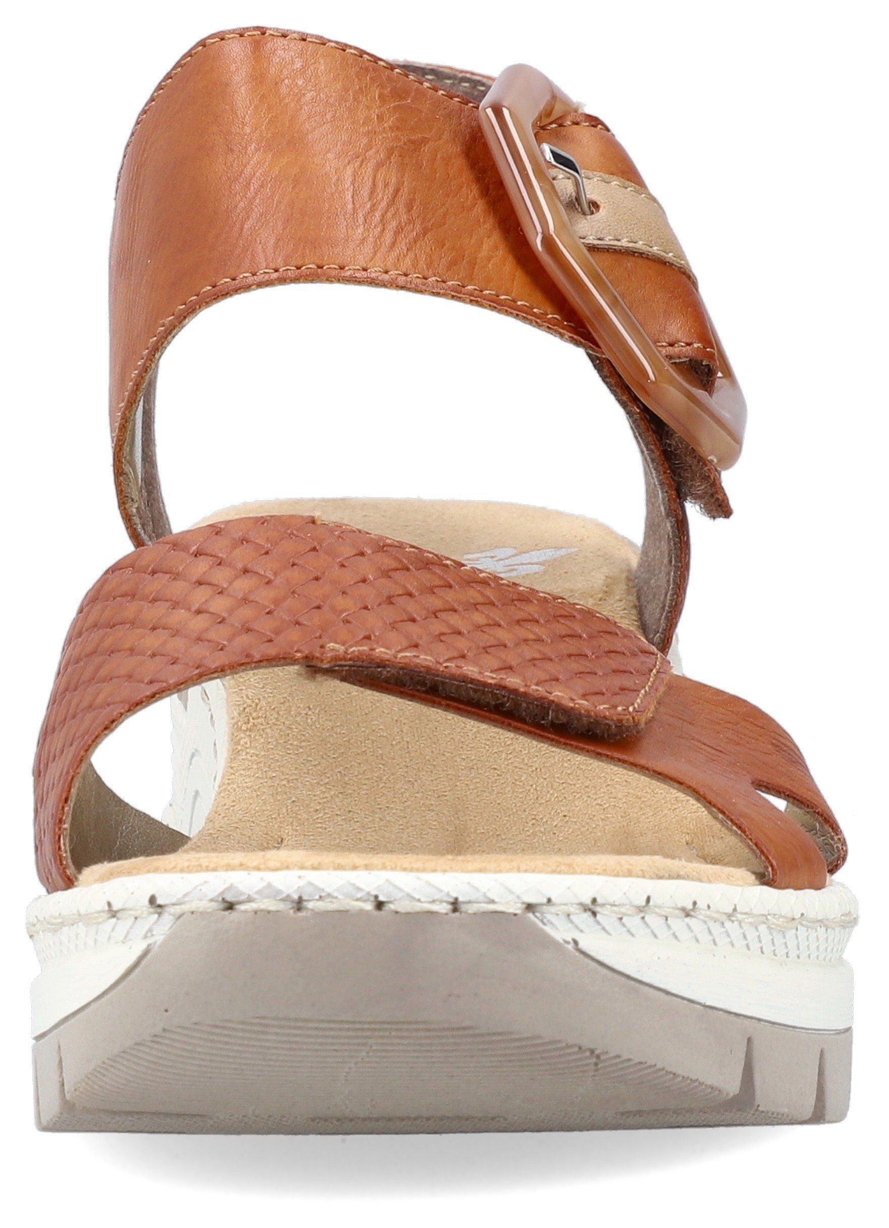 Schuhe Sandaletten Rieker Sandalette mit kräftiger Profilsohle