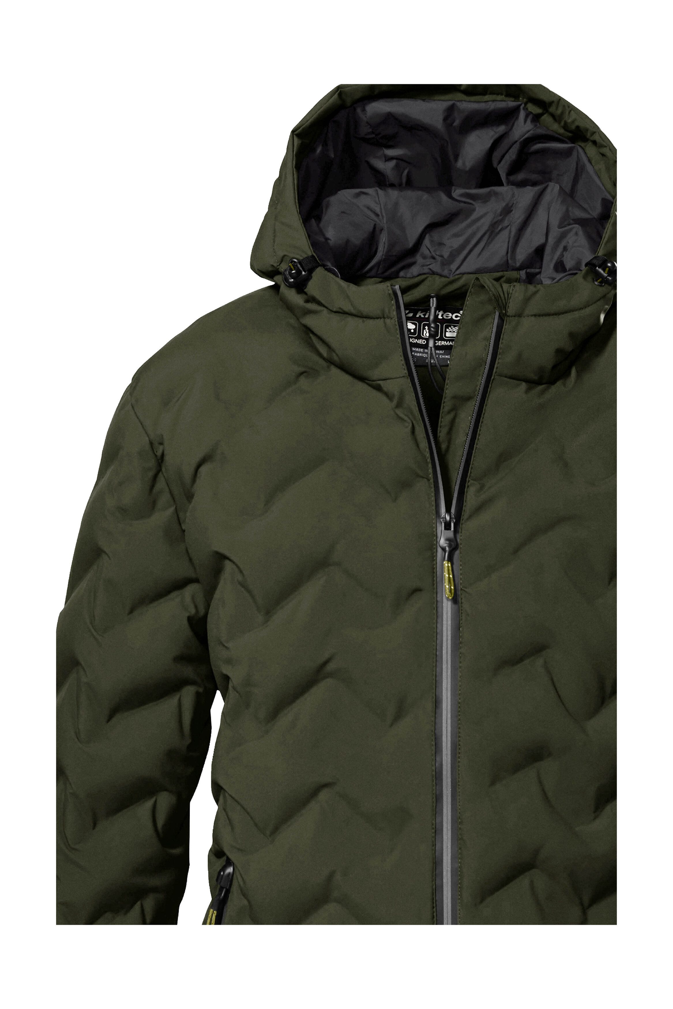 Killtec Steppjacke KOW 119 MN QLTD JCKT Wasser- und windabweisende Jacke mit verstellbarer Kapuze