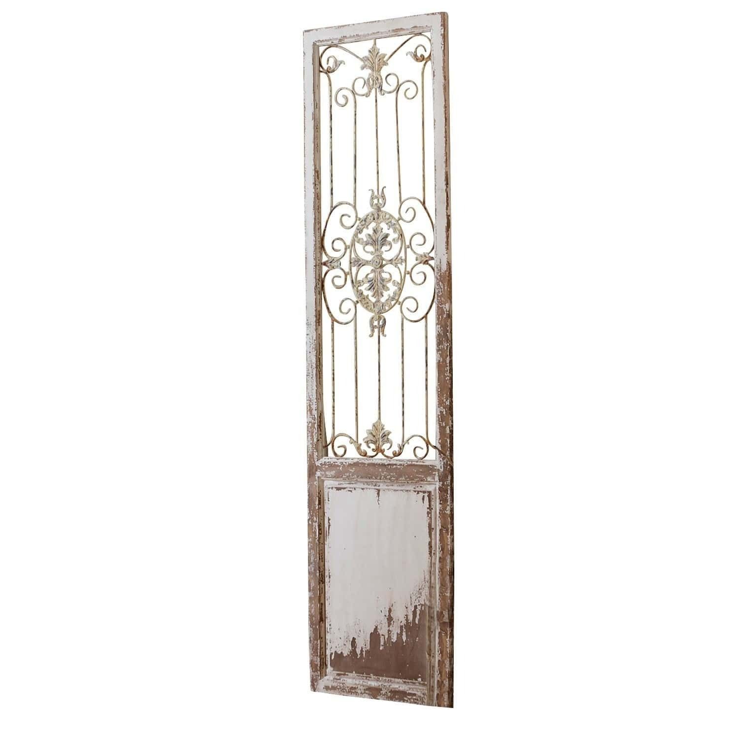 Mirabeau Paravent Deko-Paneel Versailles antikweiß