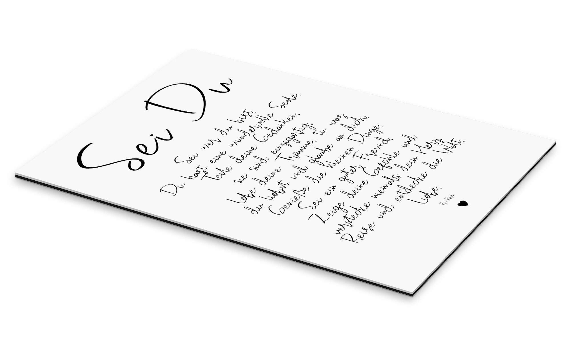 Posterlounge Wandbild Sei Du - ein günstig online kaufen