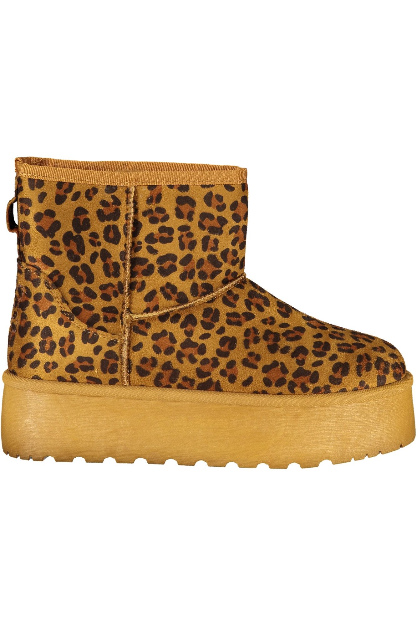 Laura Biagiotti Stiefelette Damen Stiefelette Braun mit Fell & Keilabsatz -