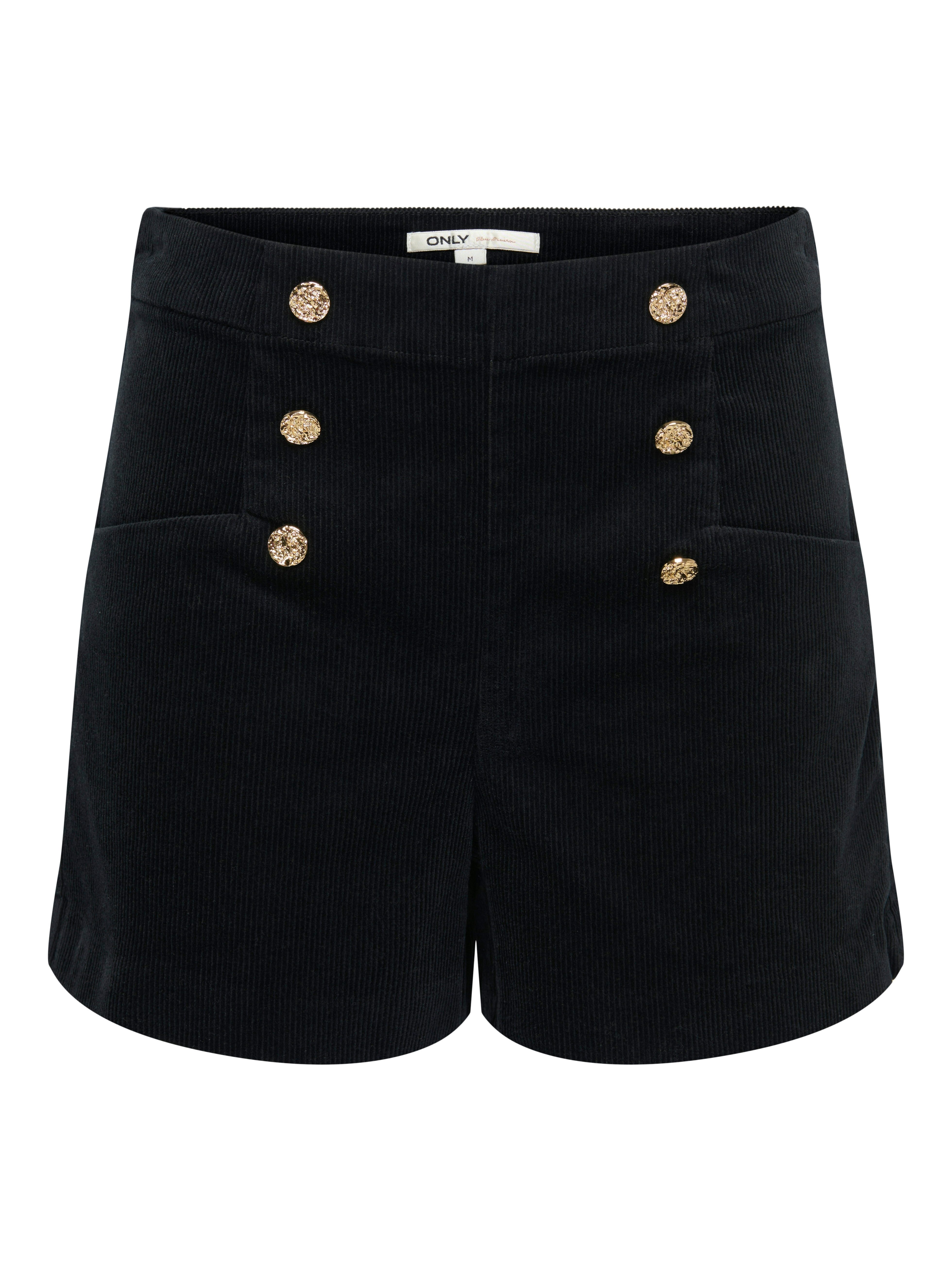 ONLY Shorts ONLZEVA HW CORD BUT SHORTS CC PNT Baumwollmischung, Cord, high waist