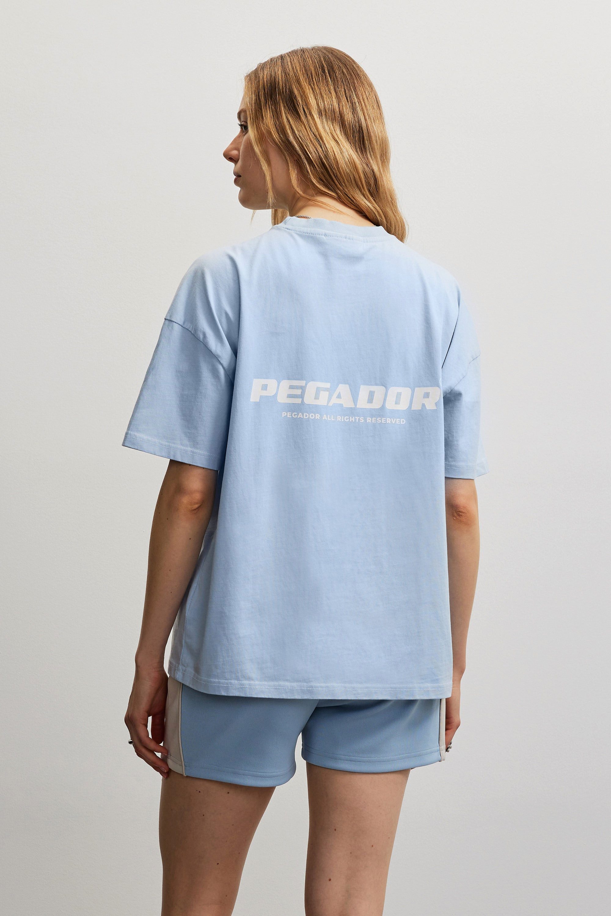 PEGADOR T-Shirt ARENDAL LOGO HEAVY OVERSIZED TEE