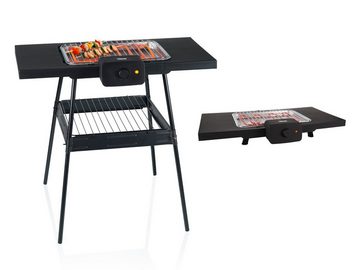 Tristar Elektro-Standgrill, 2000 W, Tischgrill Garten-Grill elektrischer Camper Camping-Grill & Grillzange