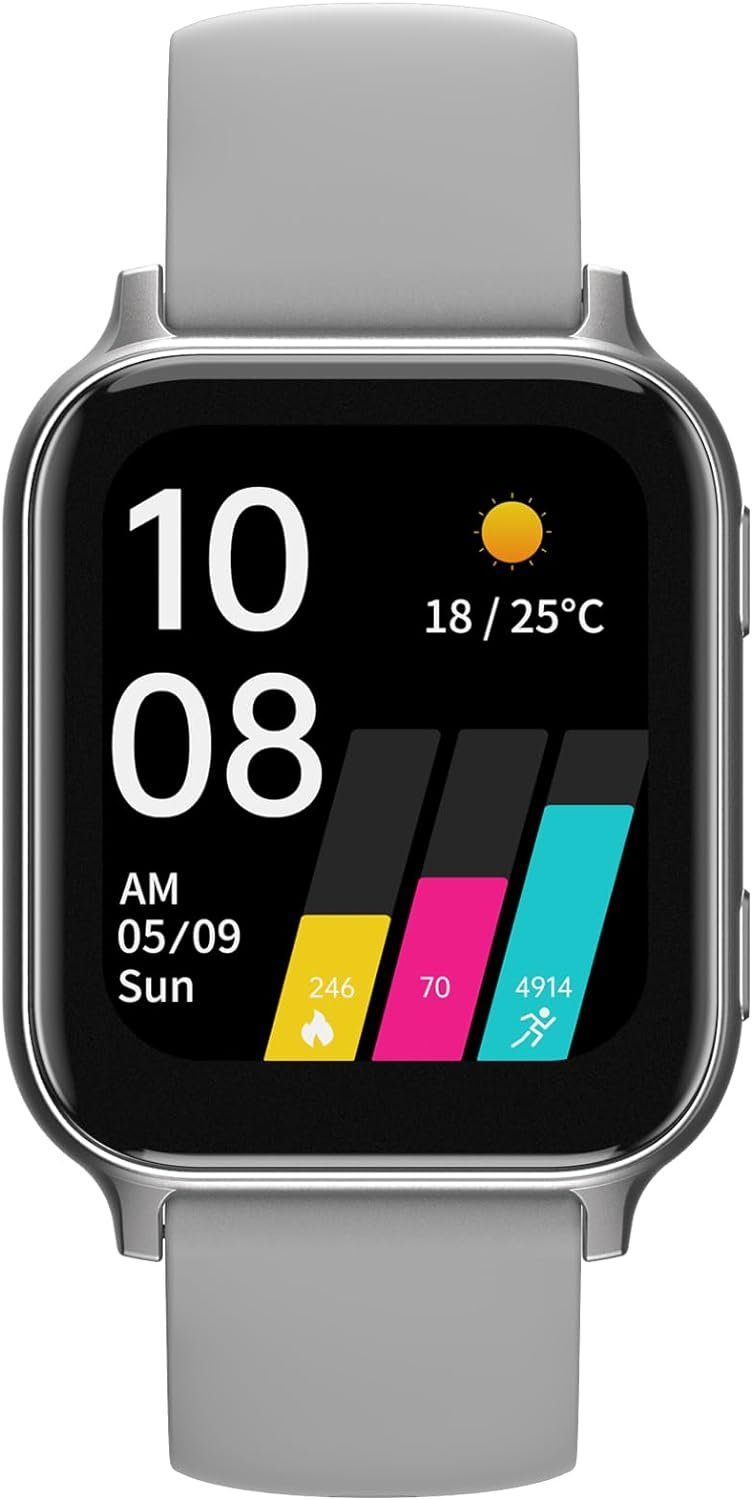 UMIDIGI Uwatch5S Männer Frauen Fitness Tracker Smartwatch (1.7 Zoll, Andriod iOS), mit SpO2, Schlafmonitor, Schrittzähler 5ATM IP68 wasserdichte Sportuhr