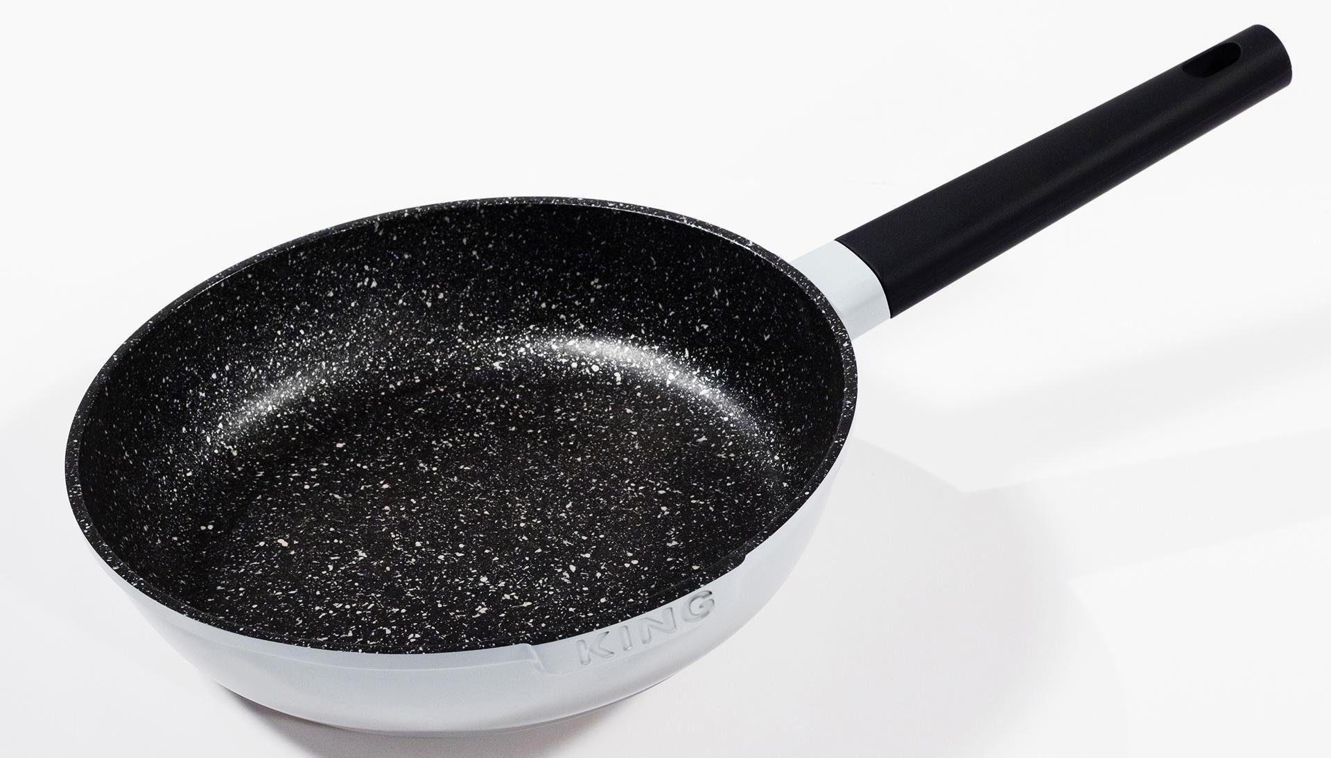 KING Bratpfanne Shine Grey, Aluminiumguss (1-tlg), Induktion