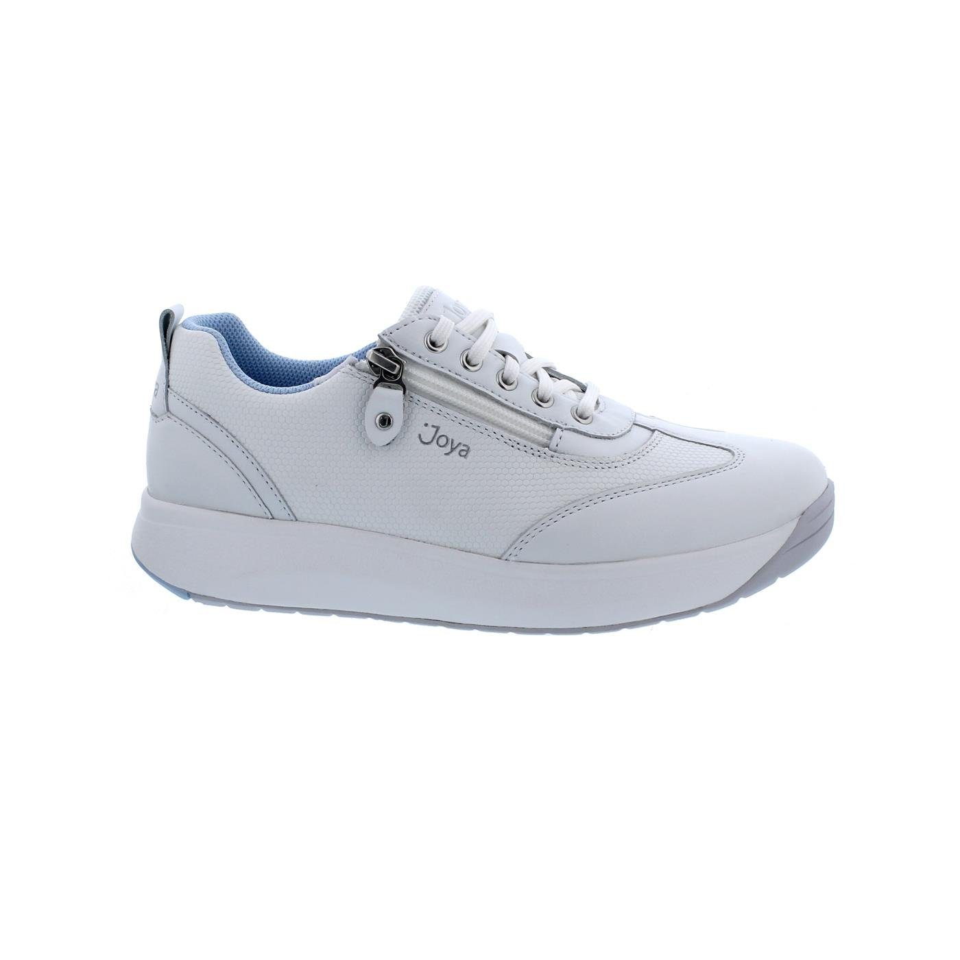 Joya Laura Women White Sneaker, Premium-Glattleder, Kategorie Emotion, Sen Schnürschuh