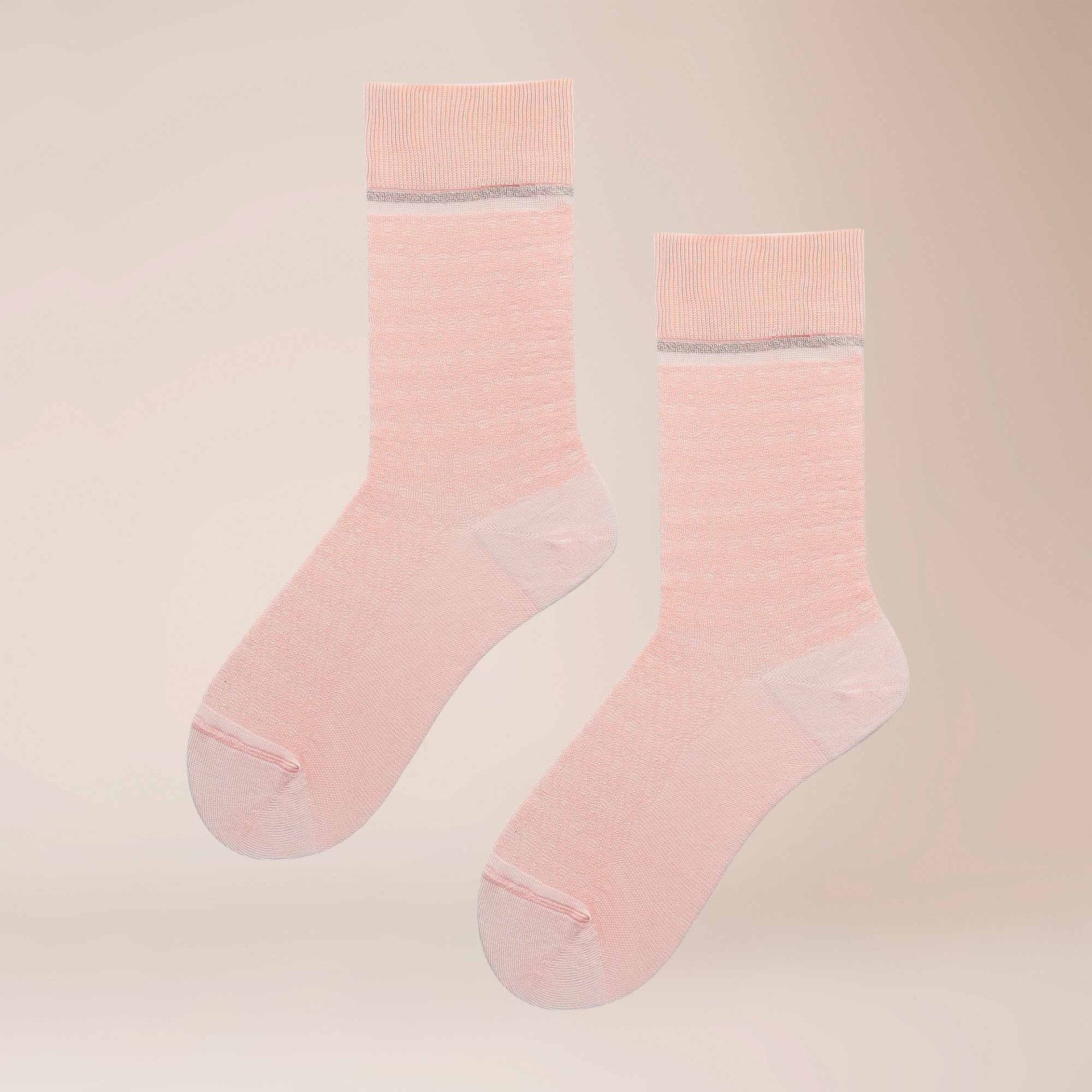 KUNERT Basicsocken Fine Love (1-Paar) Socken mit Chevron-Design
