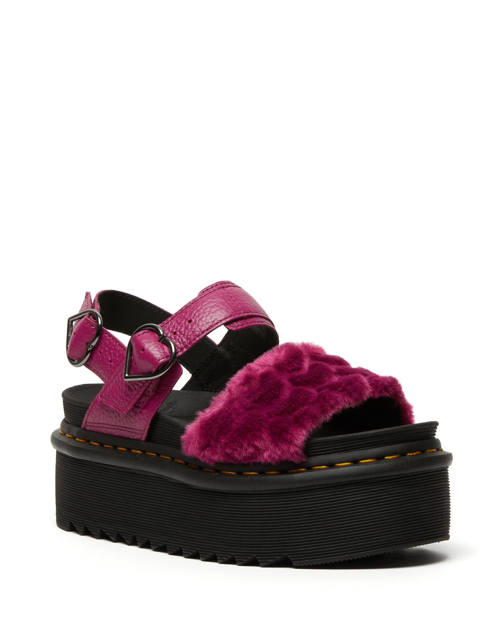 DR. MARTENS VOSS QUAD Fluffy Sandale günstig online kaufen