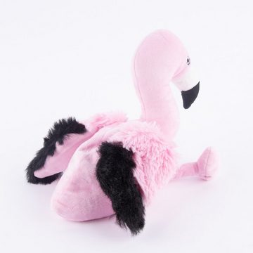 Dekokissen Habibi Plush Premium Wärmetier Flamingo rosa mit 100% Hirse Füllung