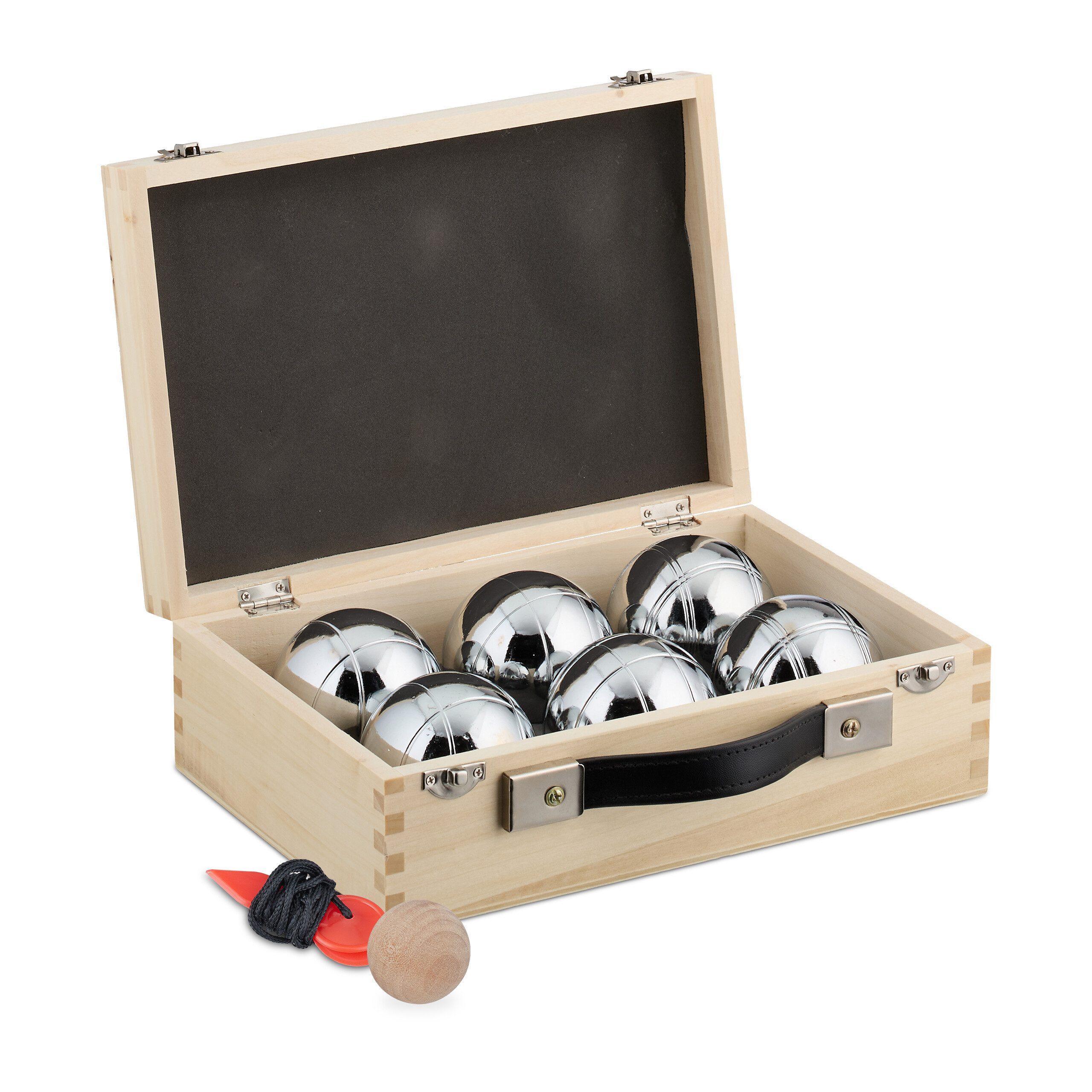 Spielzeug-Gartenset 6 Boule Kugeln im Set