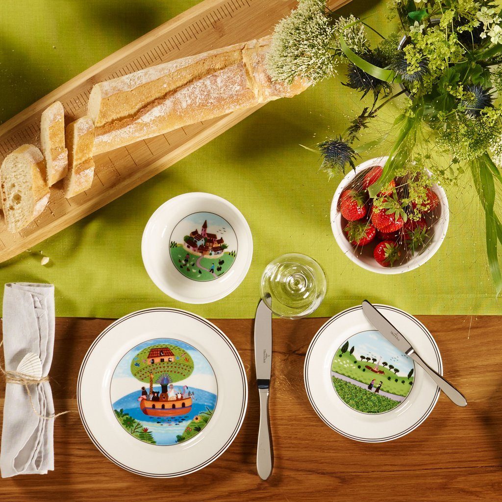 Villeroy & Boch Müslischale Design Naif Dessertschale ø 13 cm, Porzellan, (1-tlg), Premium Porcelain, mikrow.- & spülm.sicher, Made in Germany