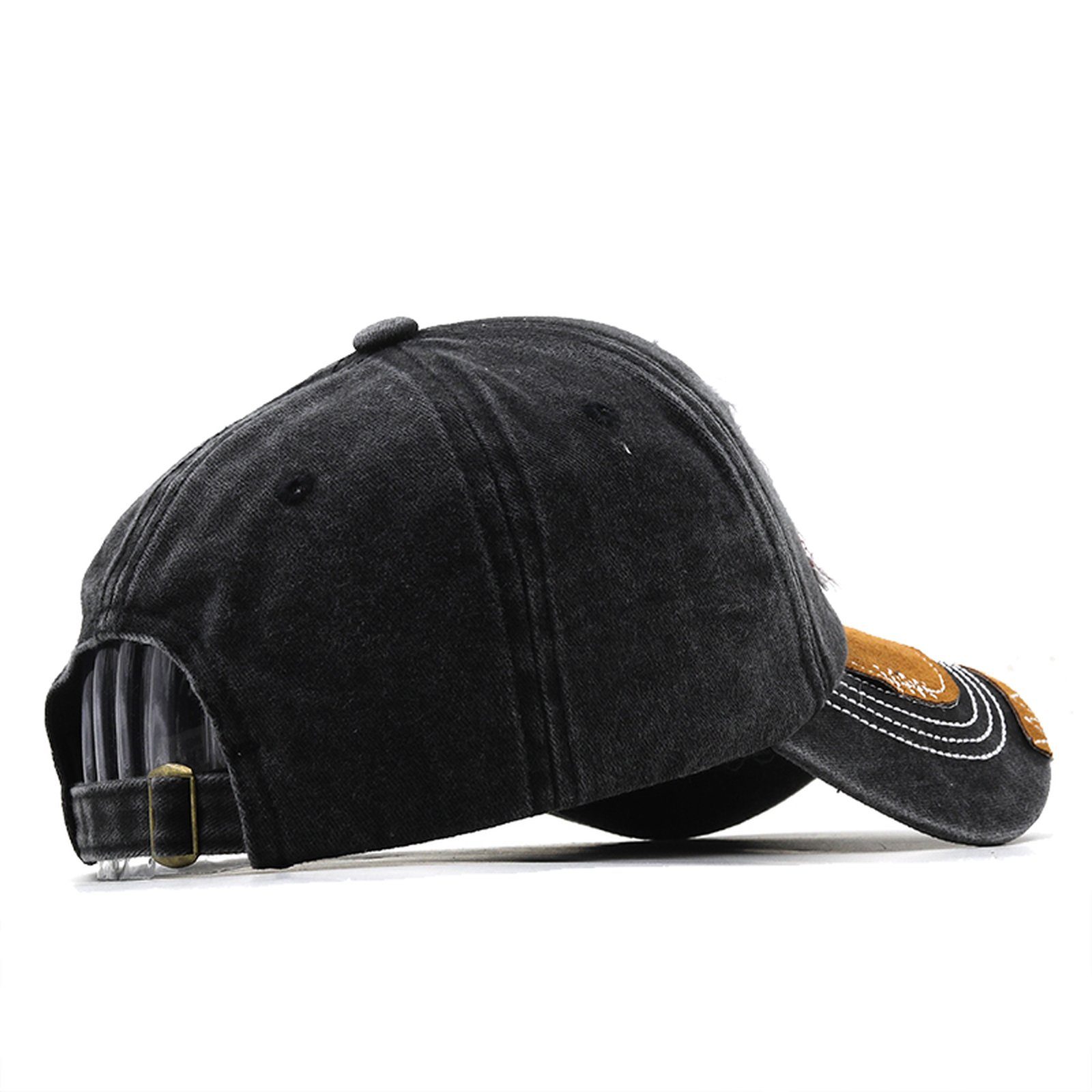 Sporty Baseball Cap U.S.A. Flag Fahne Vintage USA Basic Retro Amerika Baseballcap mit Belüftungslöchern