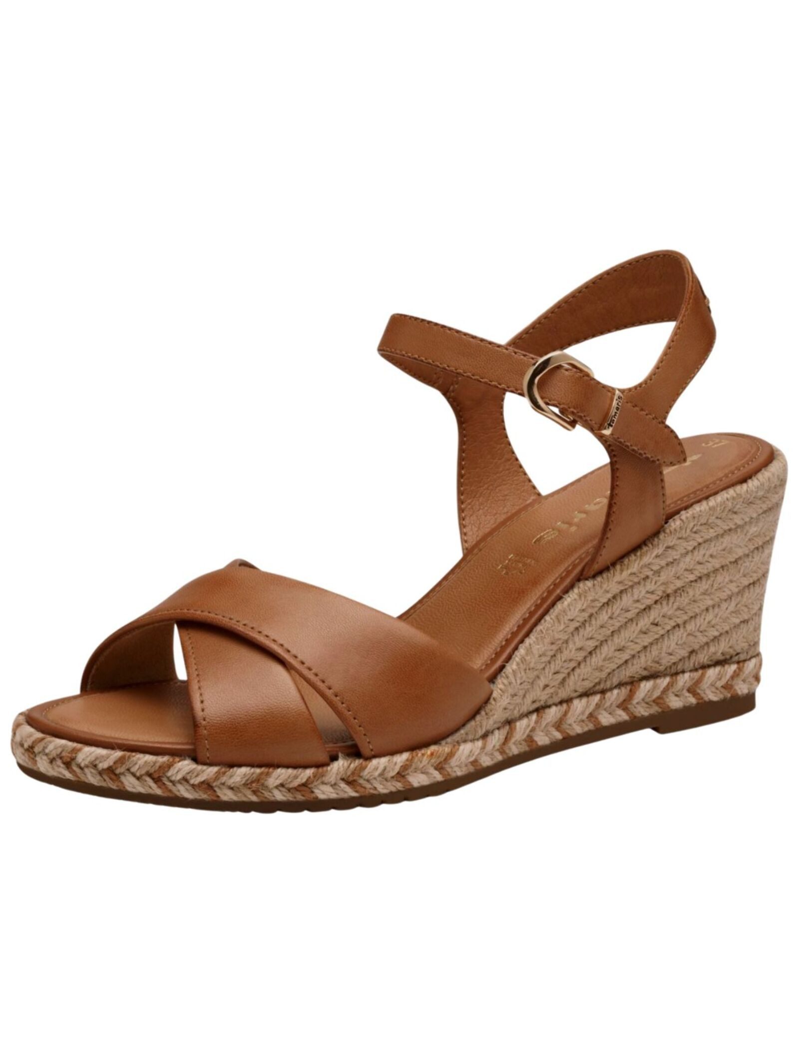 Tamaris Sandalen Leder Keilsandalette günstig online kaufen