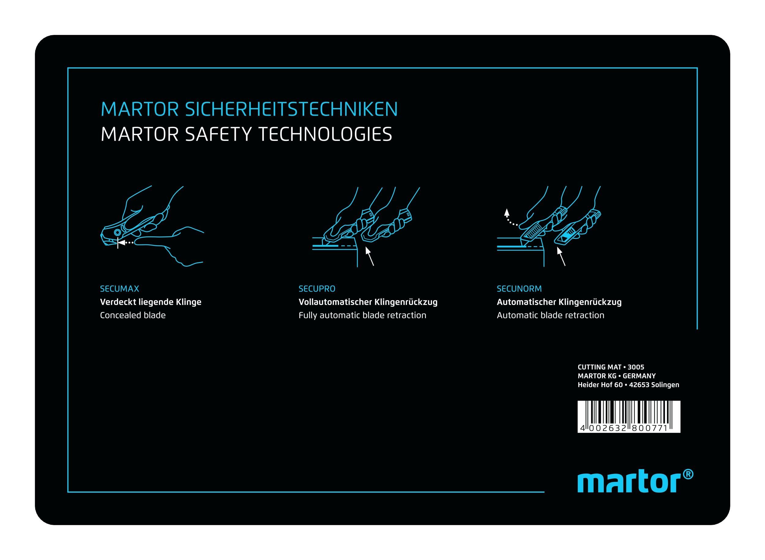 Martor Schneideunterlage, Schneidmatte 148 x 210 mm Nr. 3005