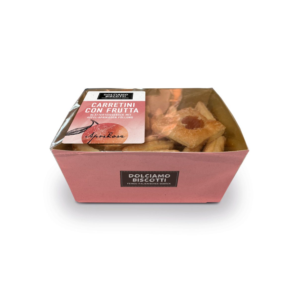 Schulte Kekse, Schulte Carretini con Frutta Blätterteiggebäck mit Apfel-Aprikose 155g
