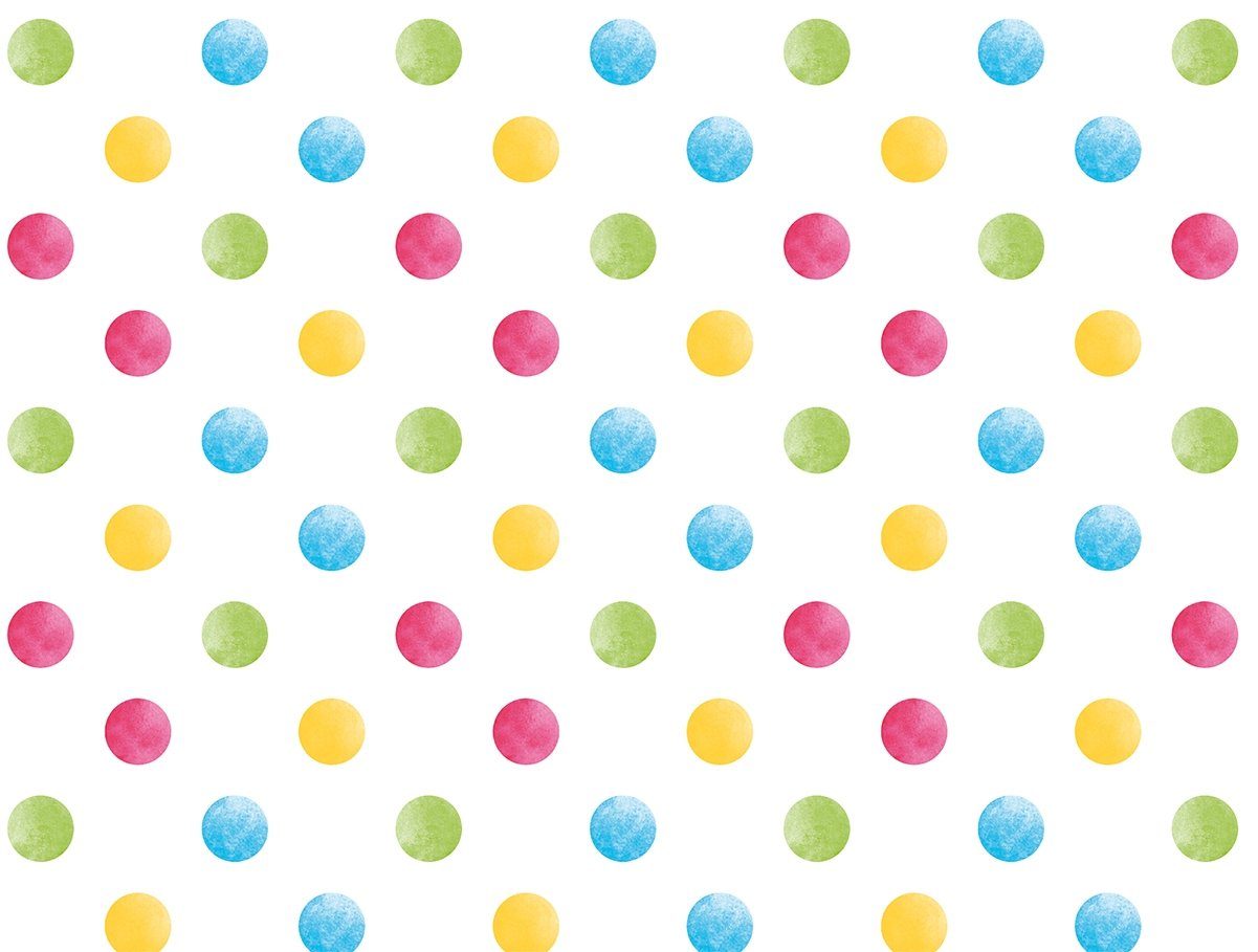 Grußkarten Geschenkpapier - Röllchen - 70x150 cm - BSB - bunte Punkte