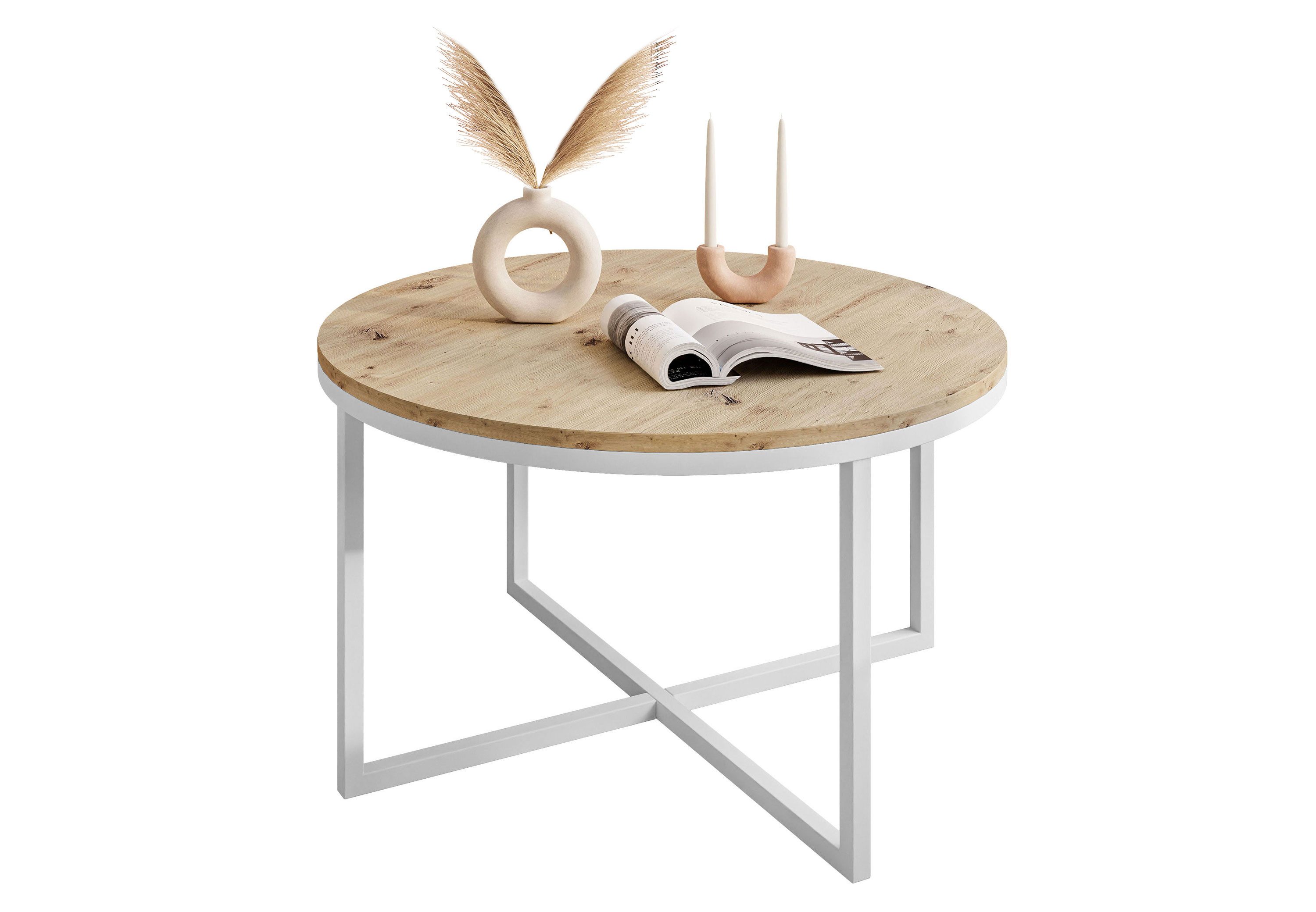 Lookway Couchtisch CIRI-X LOFT (1 Tisch), Durchmesser: ⌀70 cm günstig online kaufen