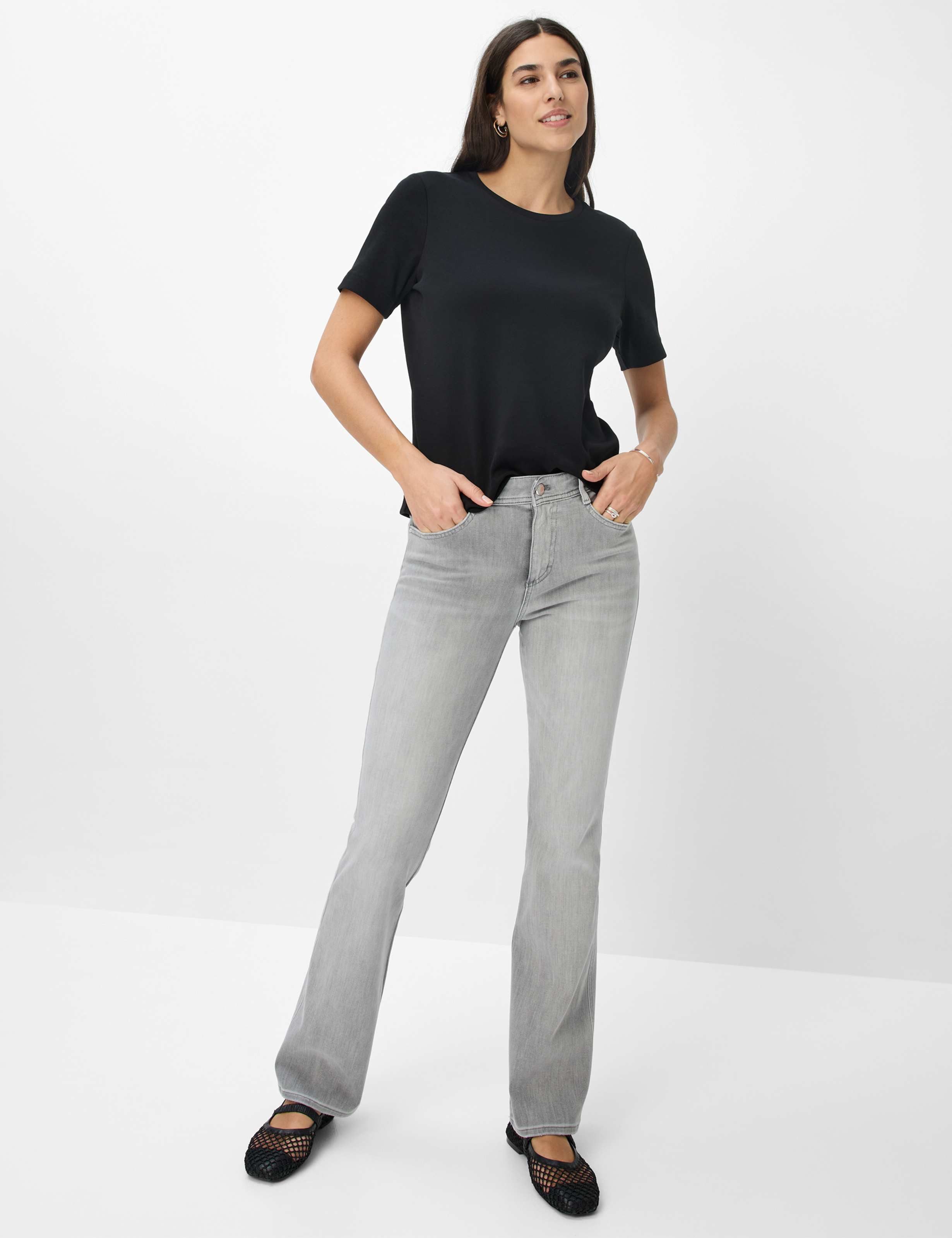 Brax Kurzarmshirt Style CIRA Interlock: Shirt aus reiner Baumwolle – Bild 3 von 5