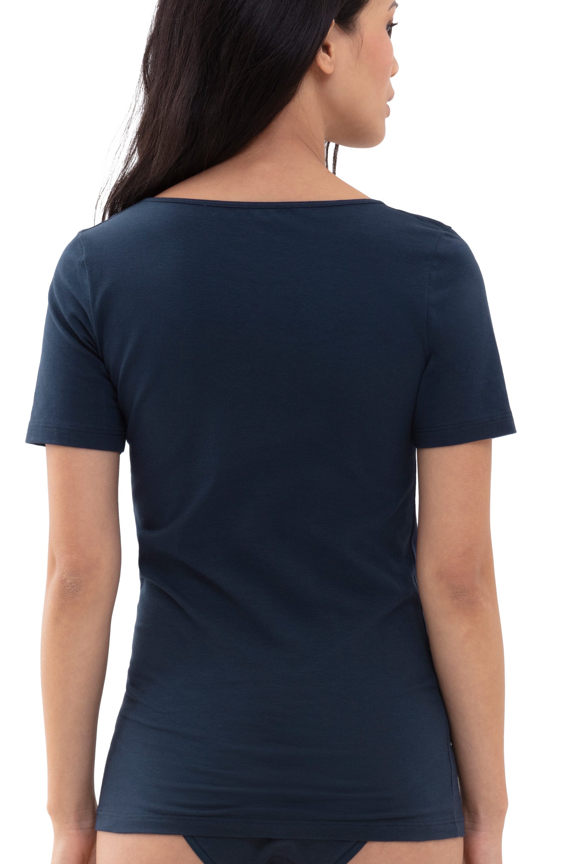 Mey Kurzarmshirt COTTON PURE Rundhalsausschnitt, Halbarm, Legere Passform – Bild 3 von 4