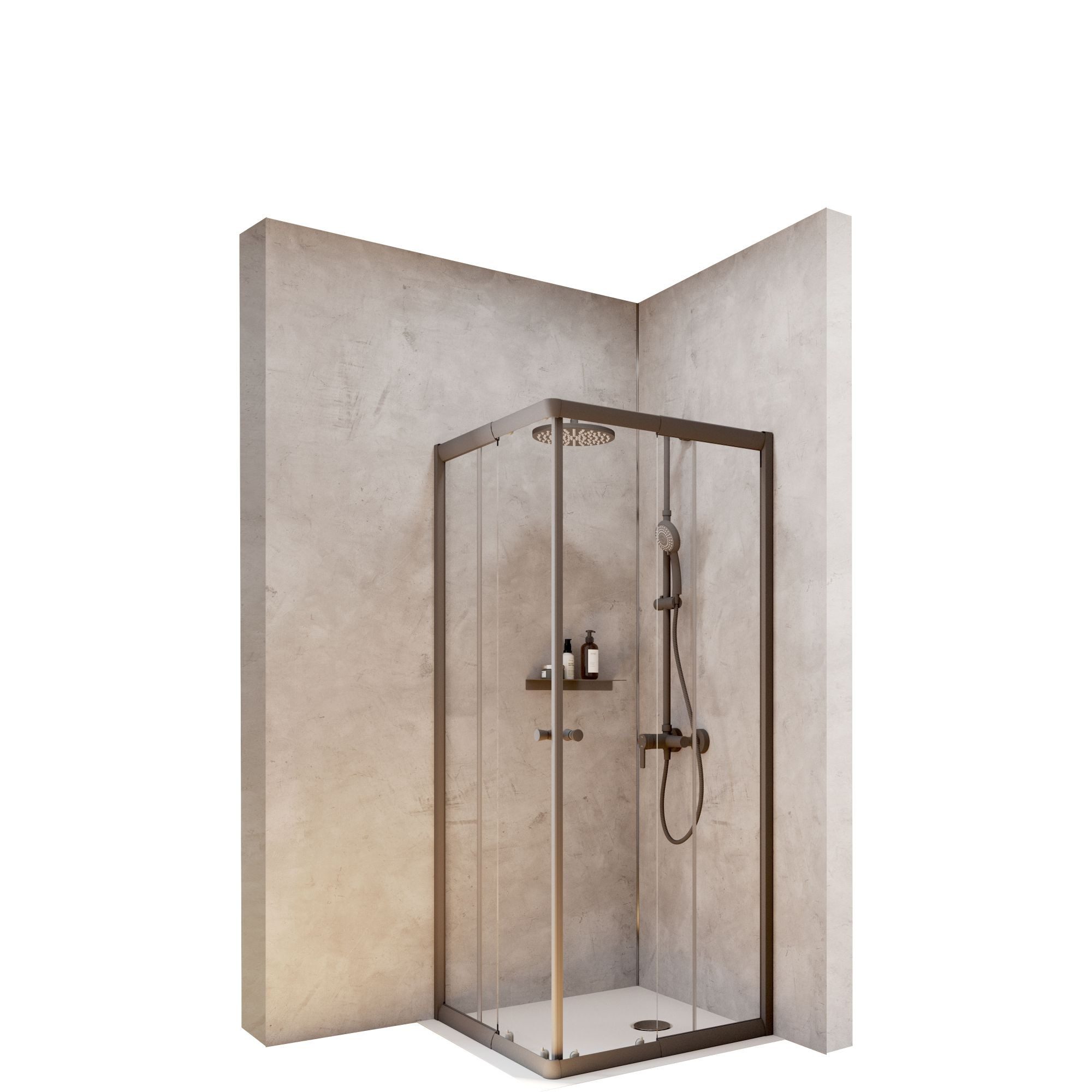 Schulte Eckdusche Corner, Höhe: 180 cm, BxT: 75x75 cm, 4 mm Sicherheitsglas günstig online kaufen