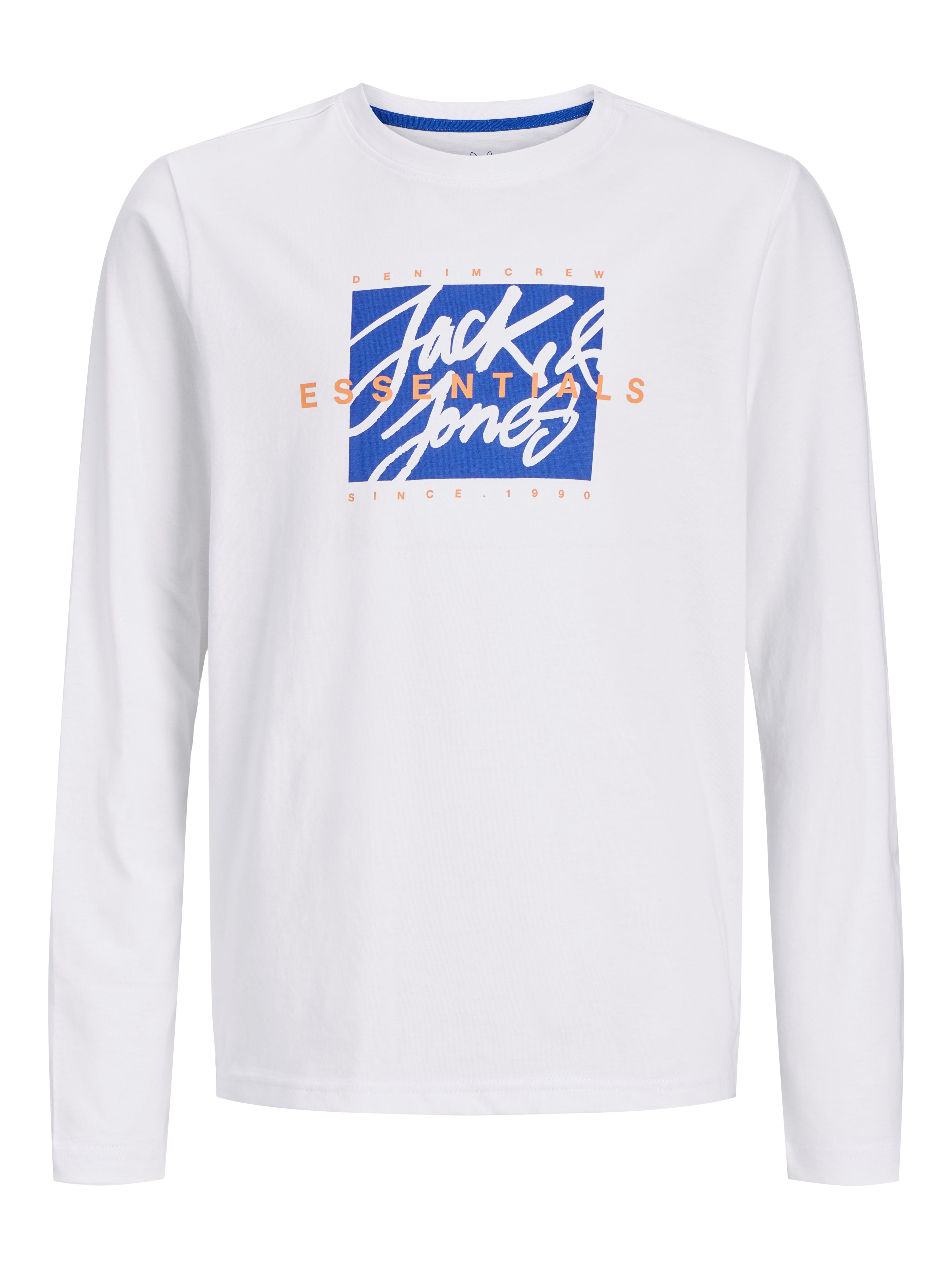 Jack & Jones Junior T-Shirt JJCOLTON TEE LS CREW NECK 2PK MP JNR (Packung, 2-tlg)