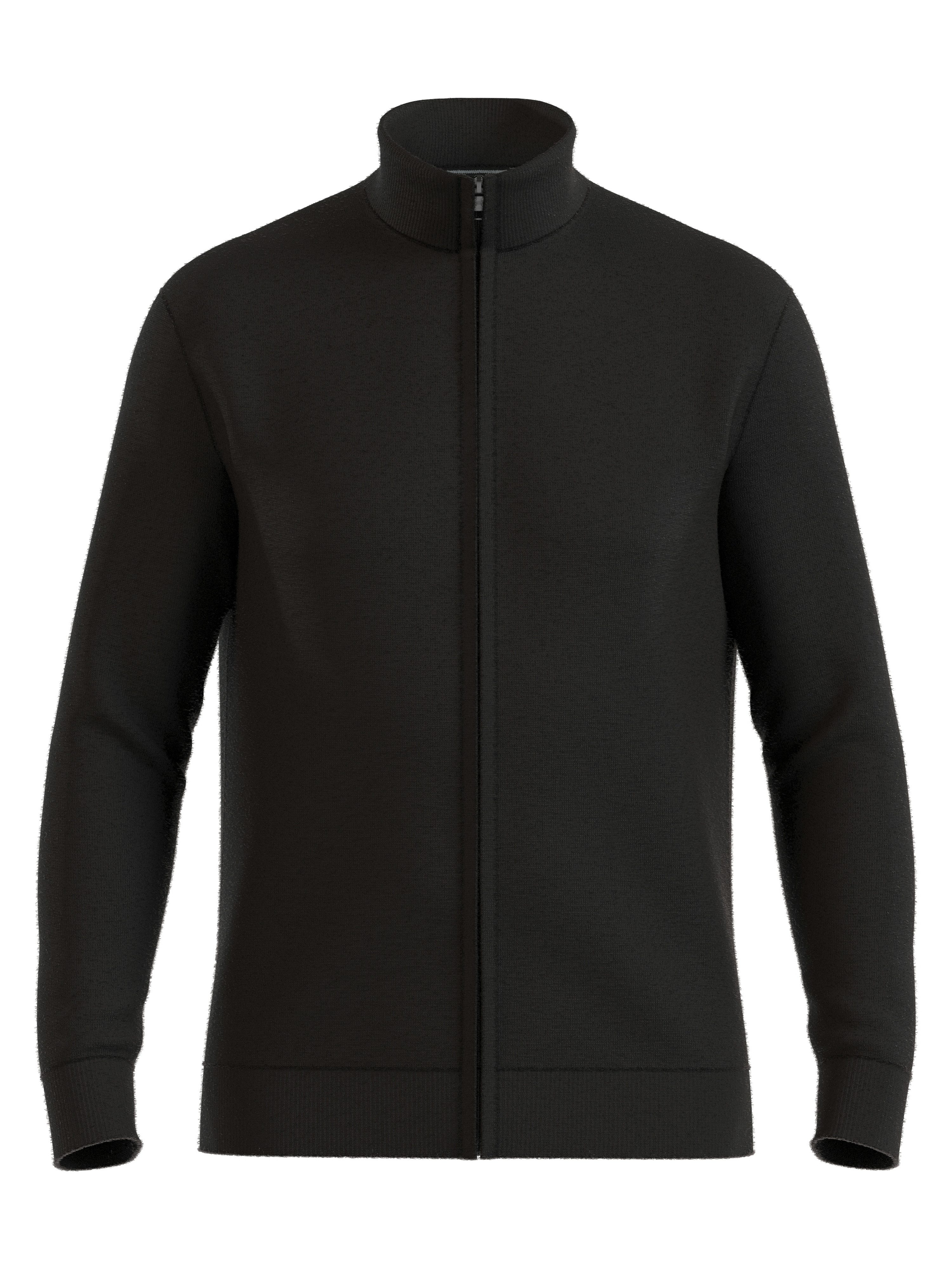 OLYMP Strickjacke Casual aus hochwertiger Wolle, regular fit