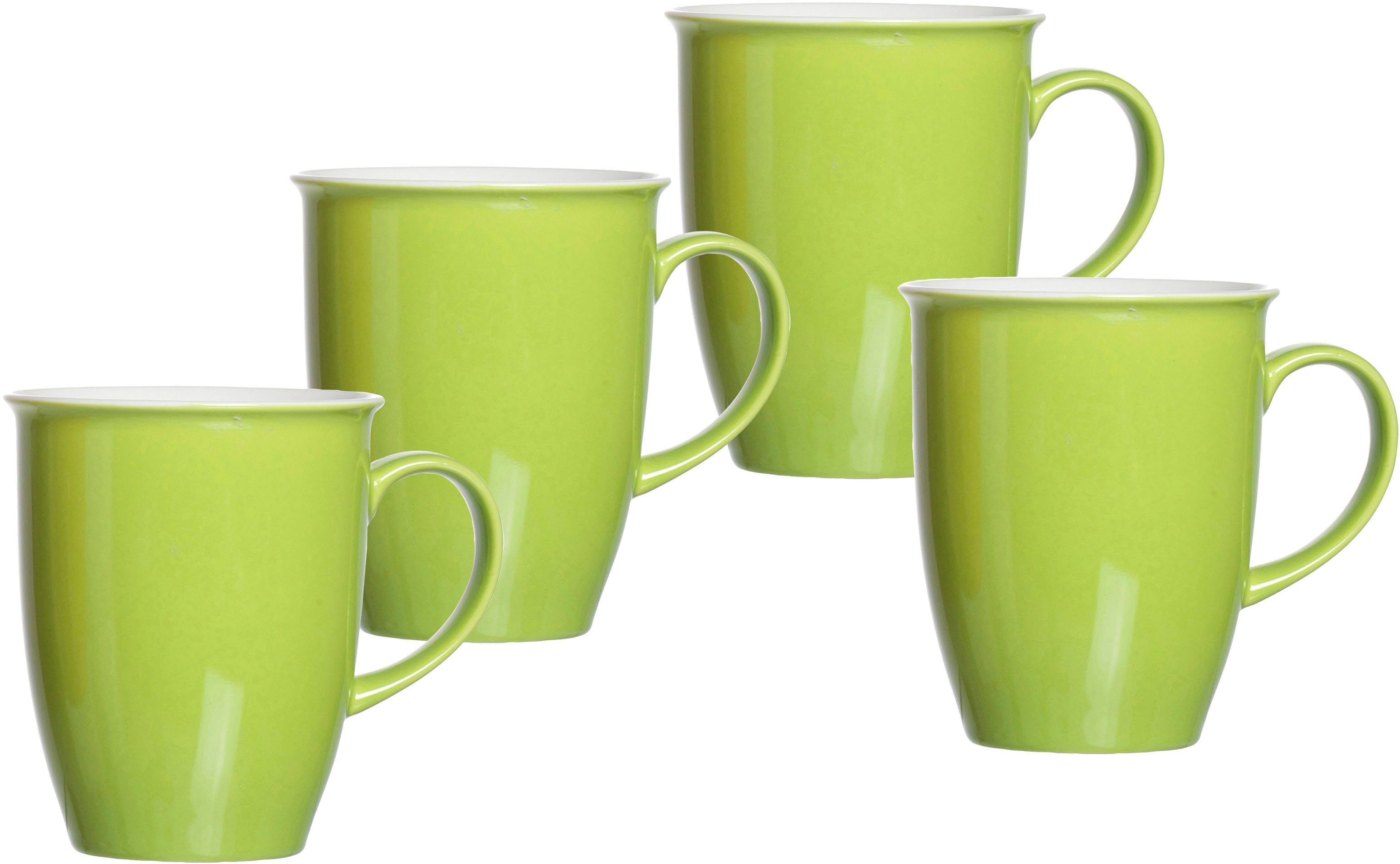 Ritzenhoff & Breker Becher Doppio, 4-tlg., Porzellan, 4-teilig