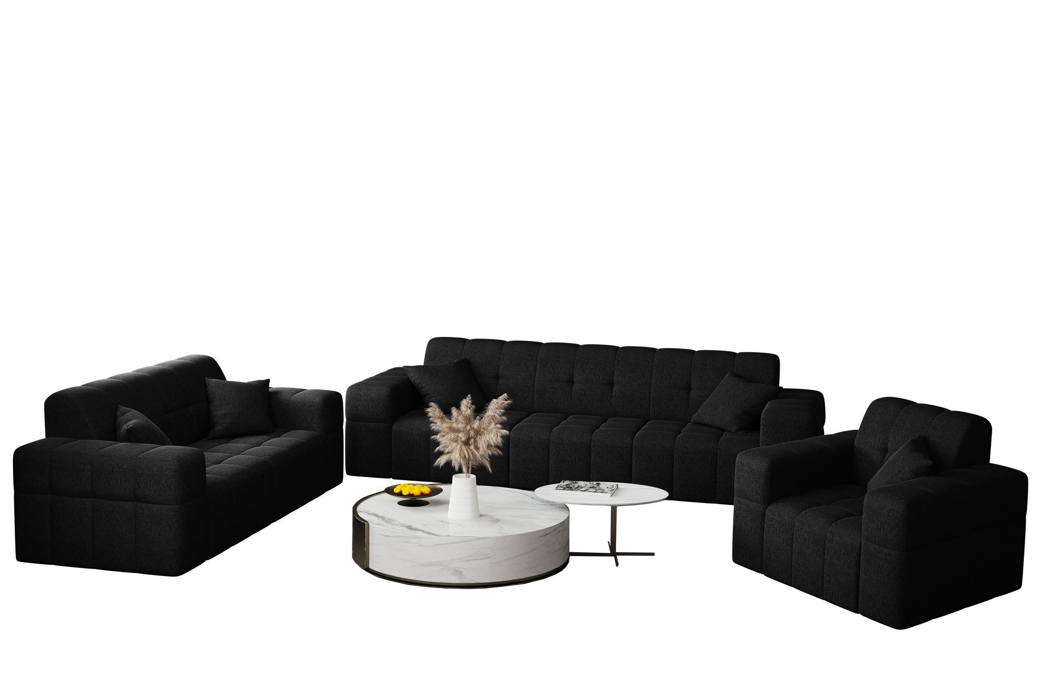 Fun Möbel Polstergarnitur Sofaset Designersofa NANCY günstig online kaufen