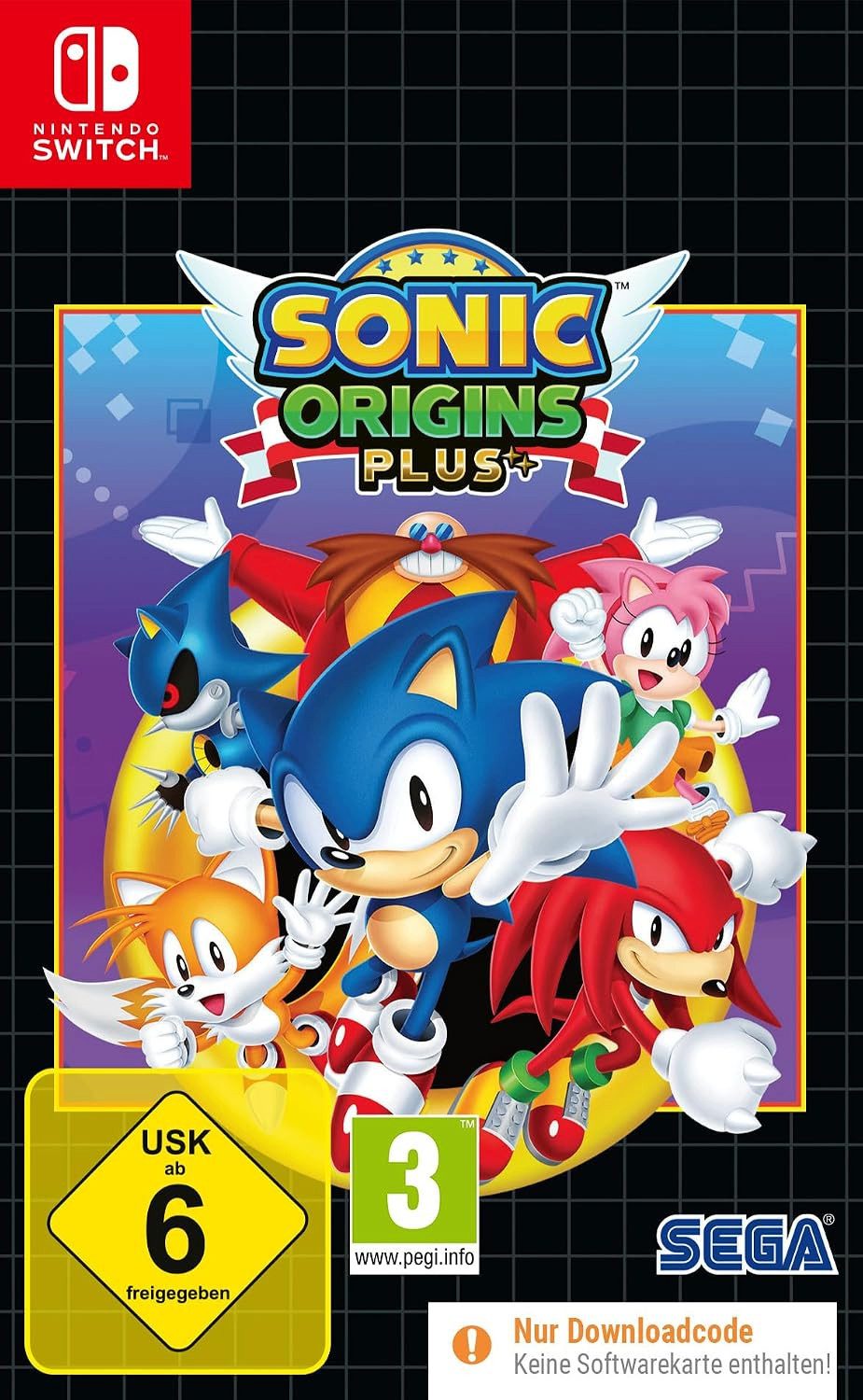 Switch Sonic Origins Plus - Nintendo Switch - Code in a Box (Code in a Box), Nintendo Switch