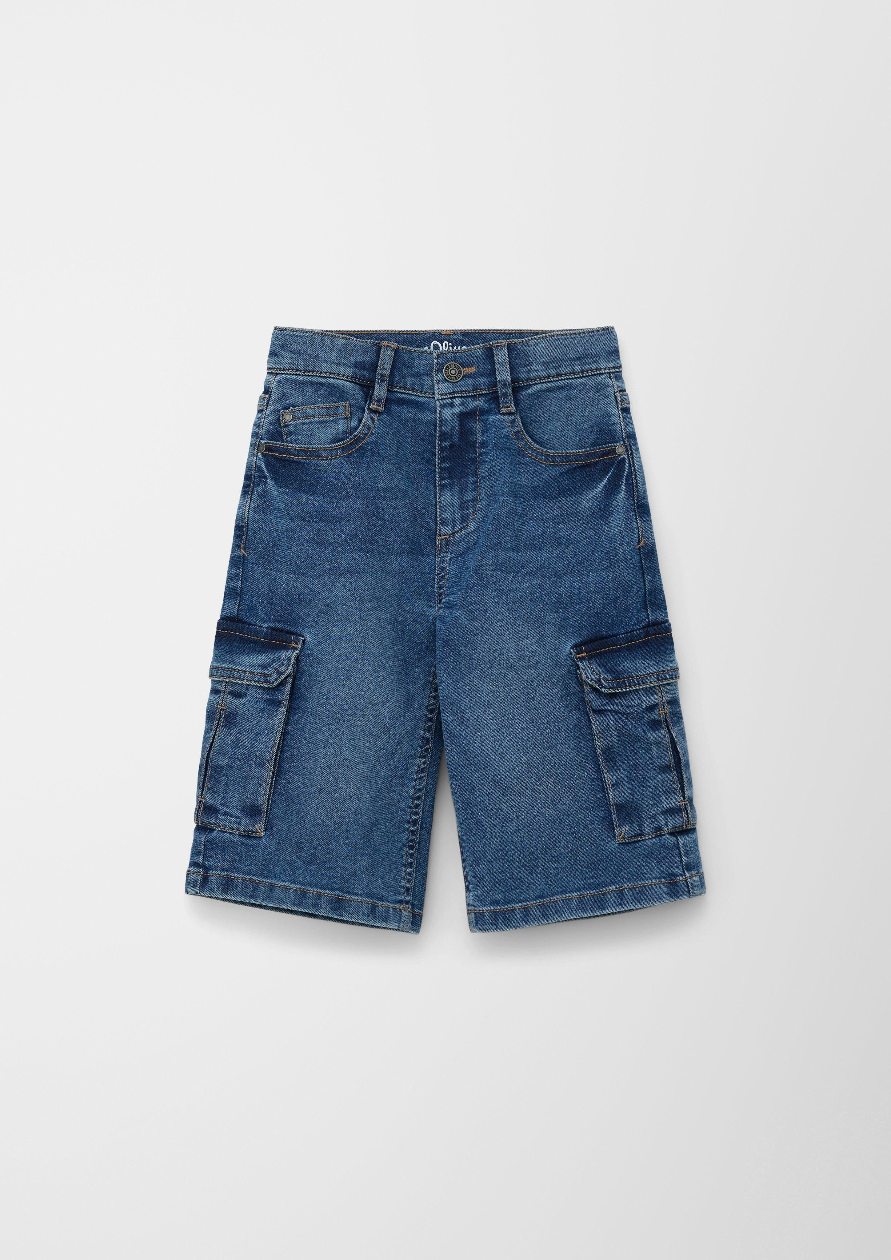 7/8-Jeans Jeans / Loose Fit / High Rise / Wide Leg / Cargotaschen