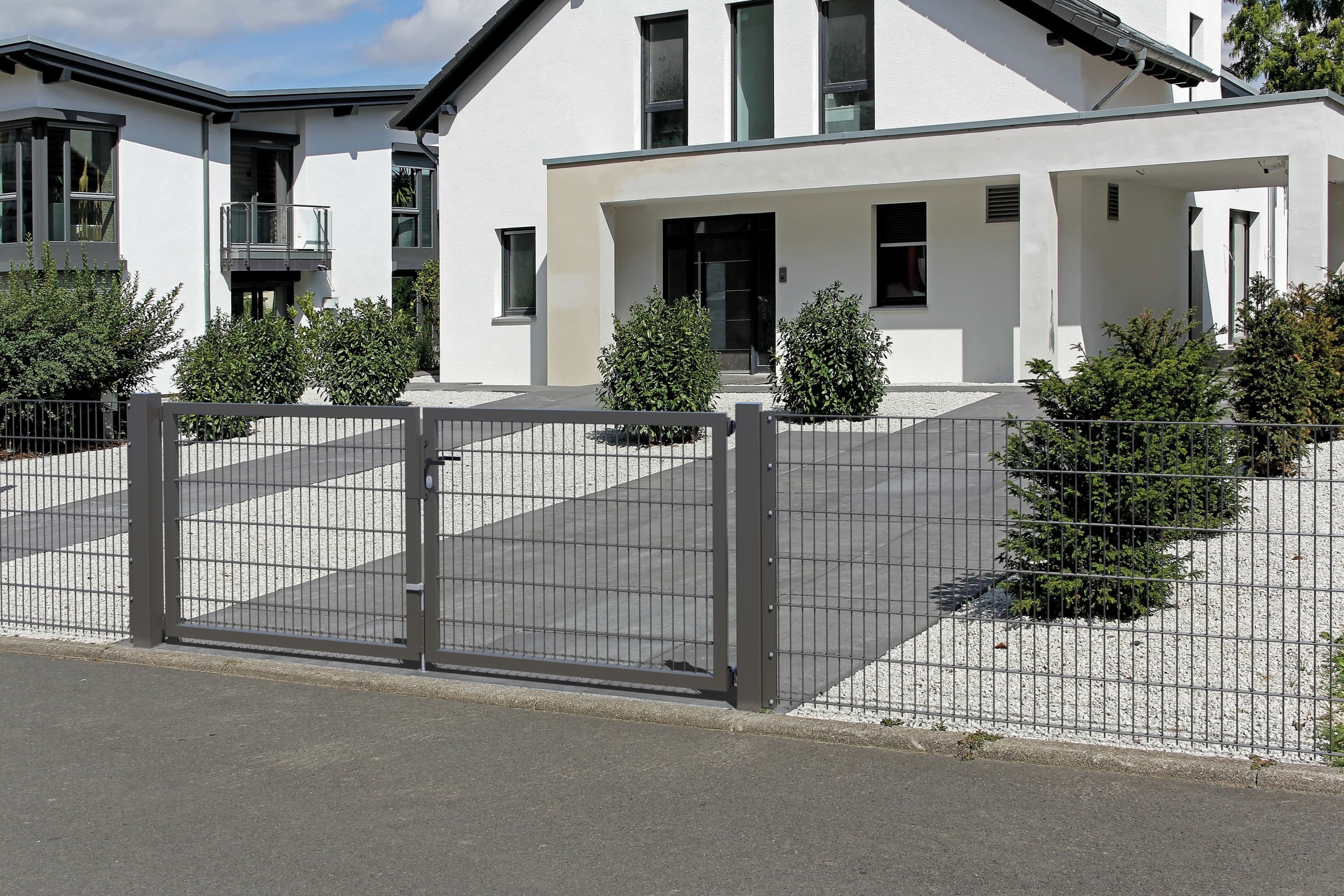 Alberts Gartentor, Alberts 637149 Doppeltor Flexo Plus mit Zubehör verschiedene Breiten