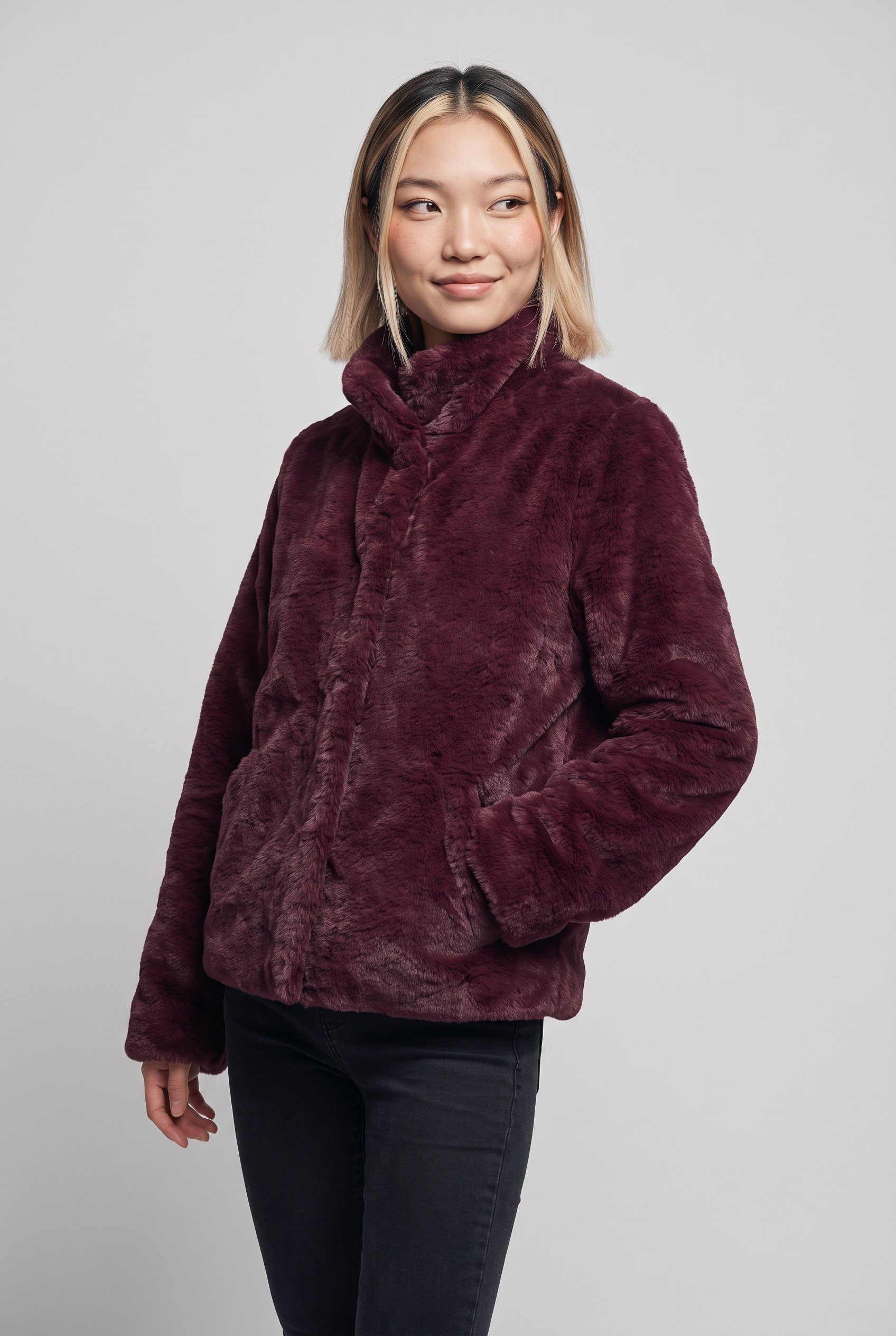 ONLY Fellimitatjacke ONLNEWVIDA LIFE FAUX FUR JACKET OTW CC Kunstfaser