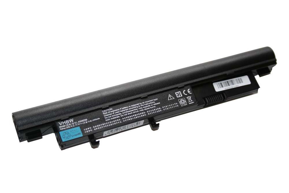 vhbw Ersatz für Acer BT.00603.080, BT.00603.082, BT.00603.090, Laptop-Akku 4400 mAh