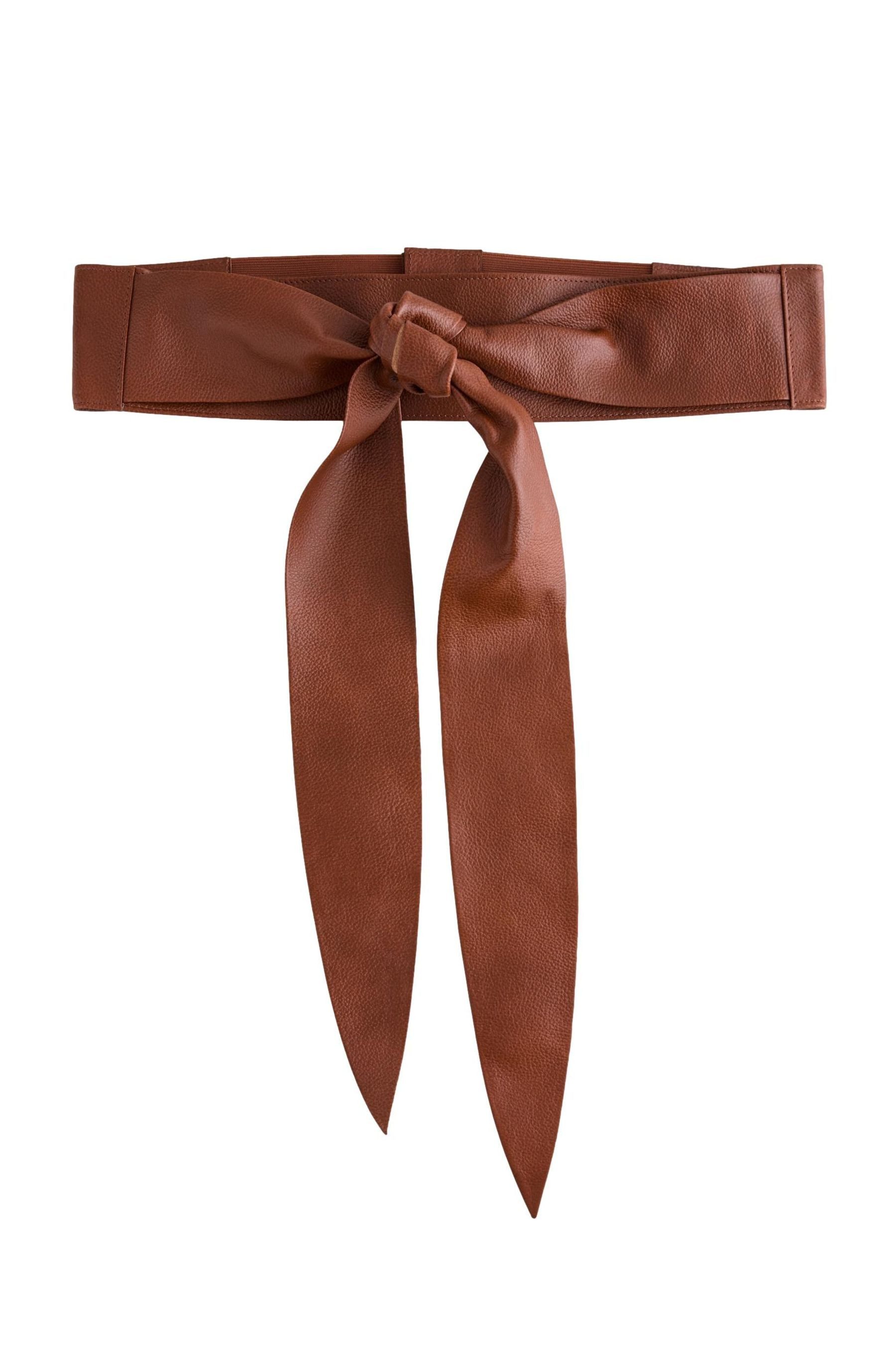Next Ledergürtel Breiter Ledergürtel mit Knotendetail (1-St) günstig online kaufen