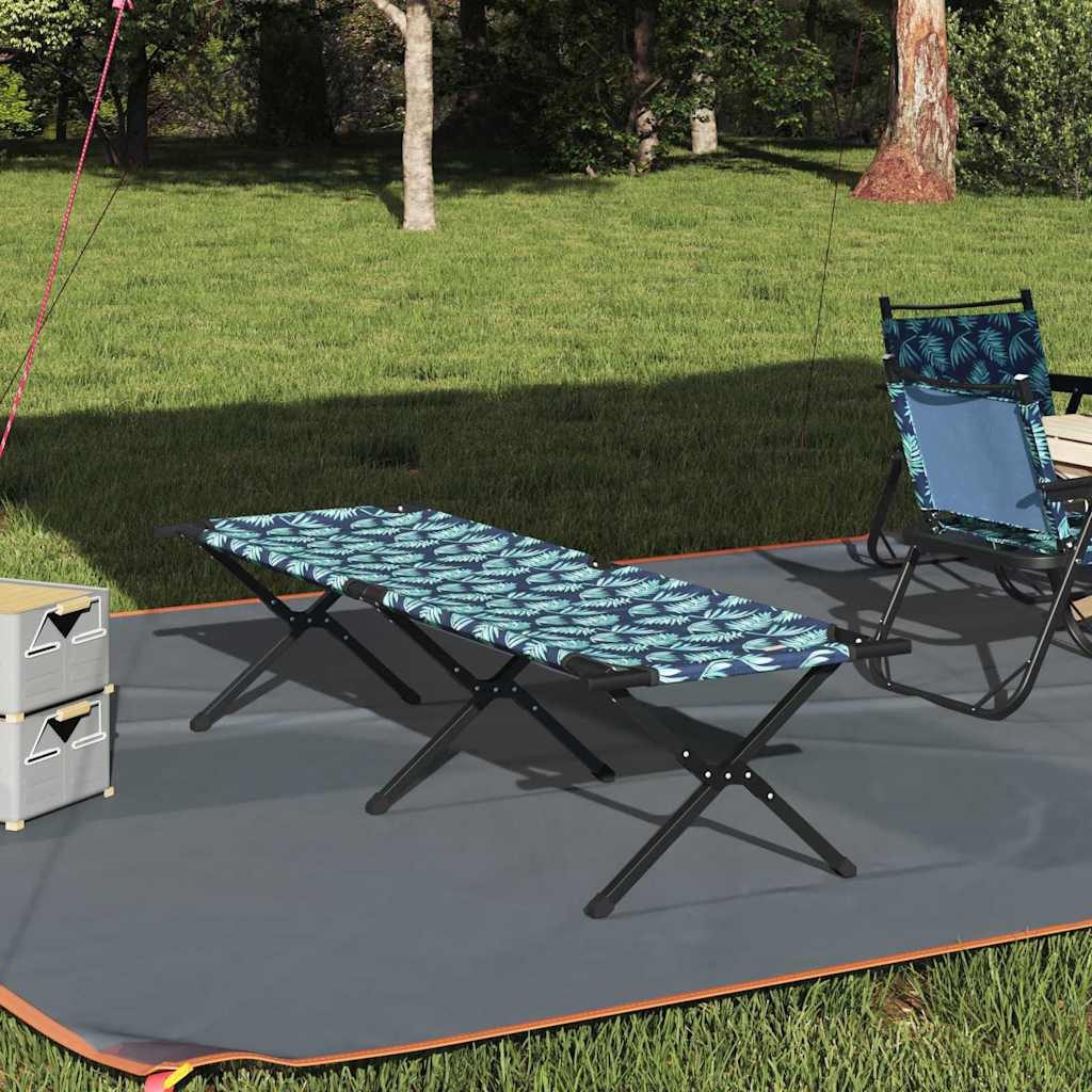 vidaXL Bett Klapp Schlafbett fürs Camping Blatt Wald 193 x 69 x 45 cm (1-tlg)
