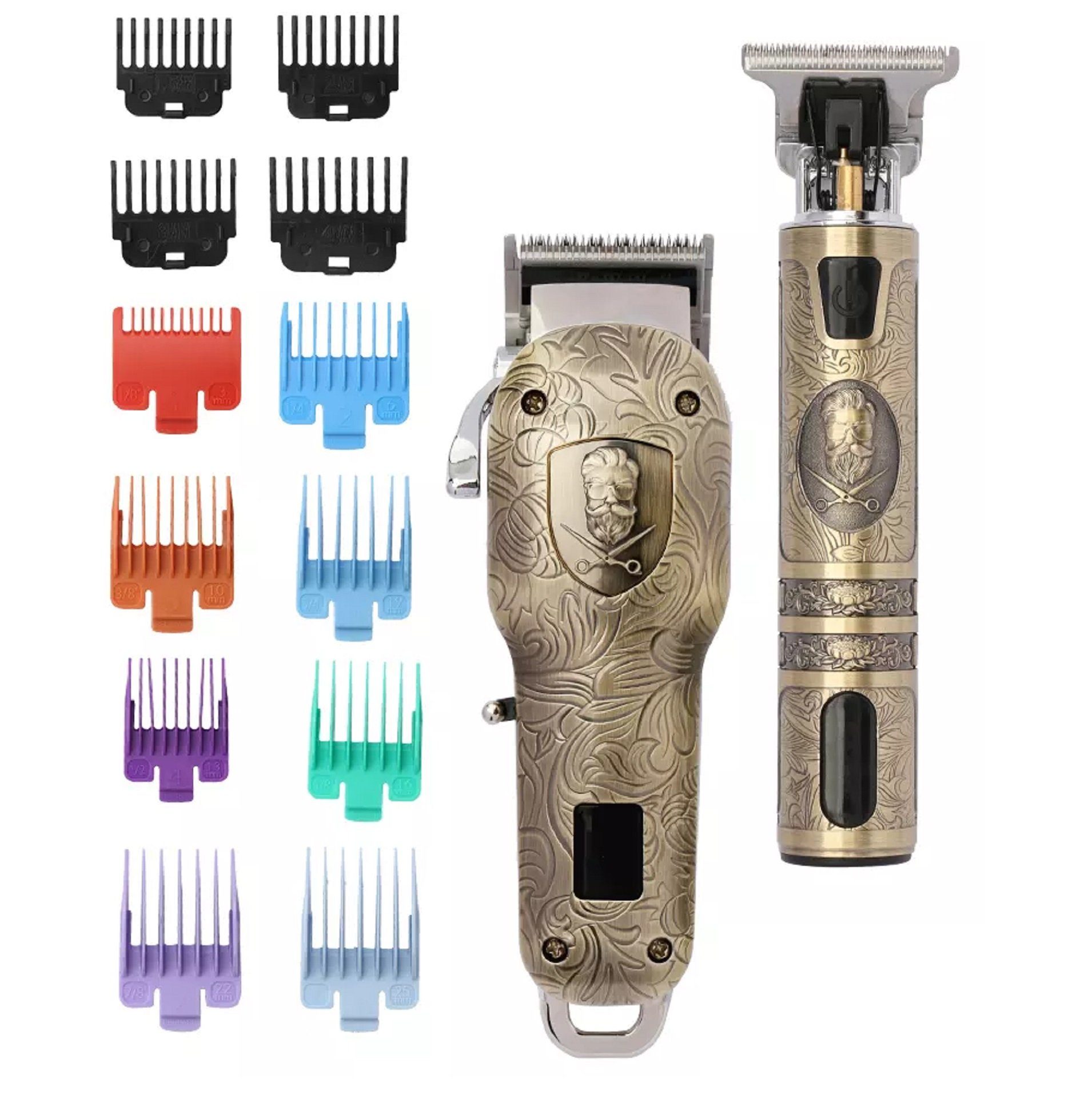 ULELAY Beauty-Trimmer Haar-Rasierer, 1,8m USB Kabel 2-Maschine | Trimmer