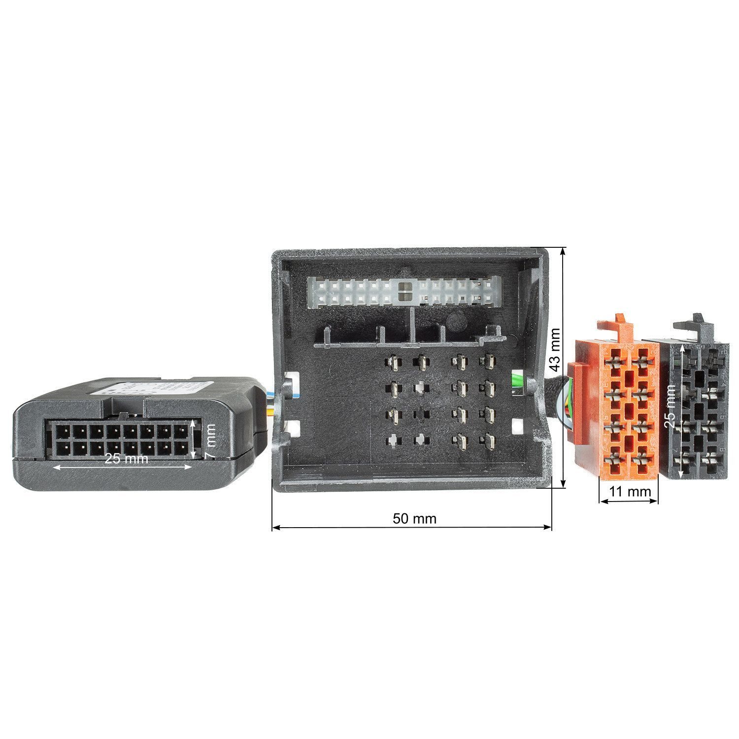 tomzz Audio Lenkradinterface passt zu Ford Fiesta Focus II Mondeo Transit C-Max KFZ-Adapter