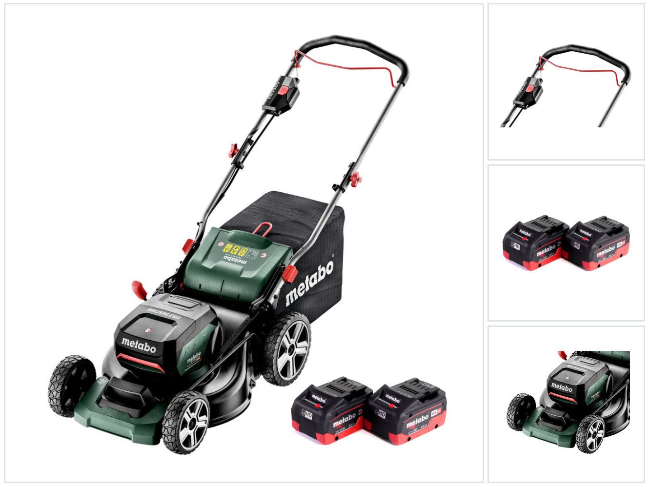 metabo Akkurasenmäher RM 36-18 LTX BL 46 Akku Rasenmäher 36 V (2x 18 V) 46 cm Brushless +