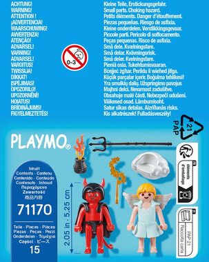 Playmobil® Konstruktions-Spielset Engelchen & Teufelchen (71170), Special Plus, (15 St), Made in Europe