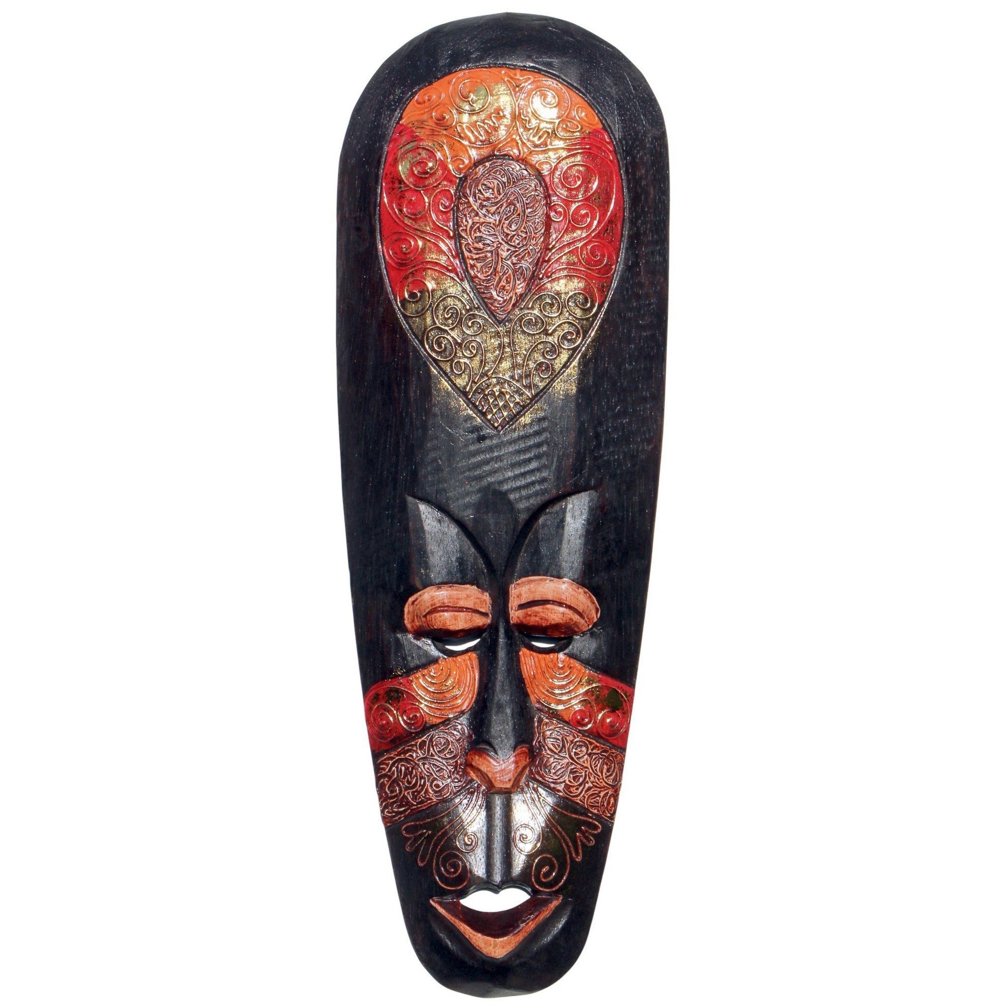 Wogeka Wanddekoobjekt Wand-Maske Gold Ethno Maori günstig online kaufen