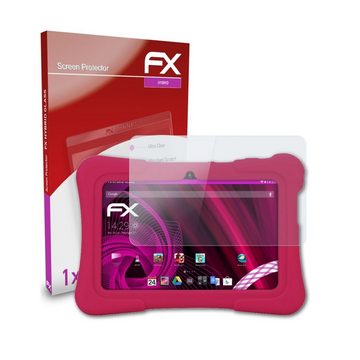 atFoliX Schutzfolie Panzerglasfolie für Pritom K7 Kids Tablet, Ultradünn und superhart