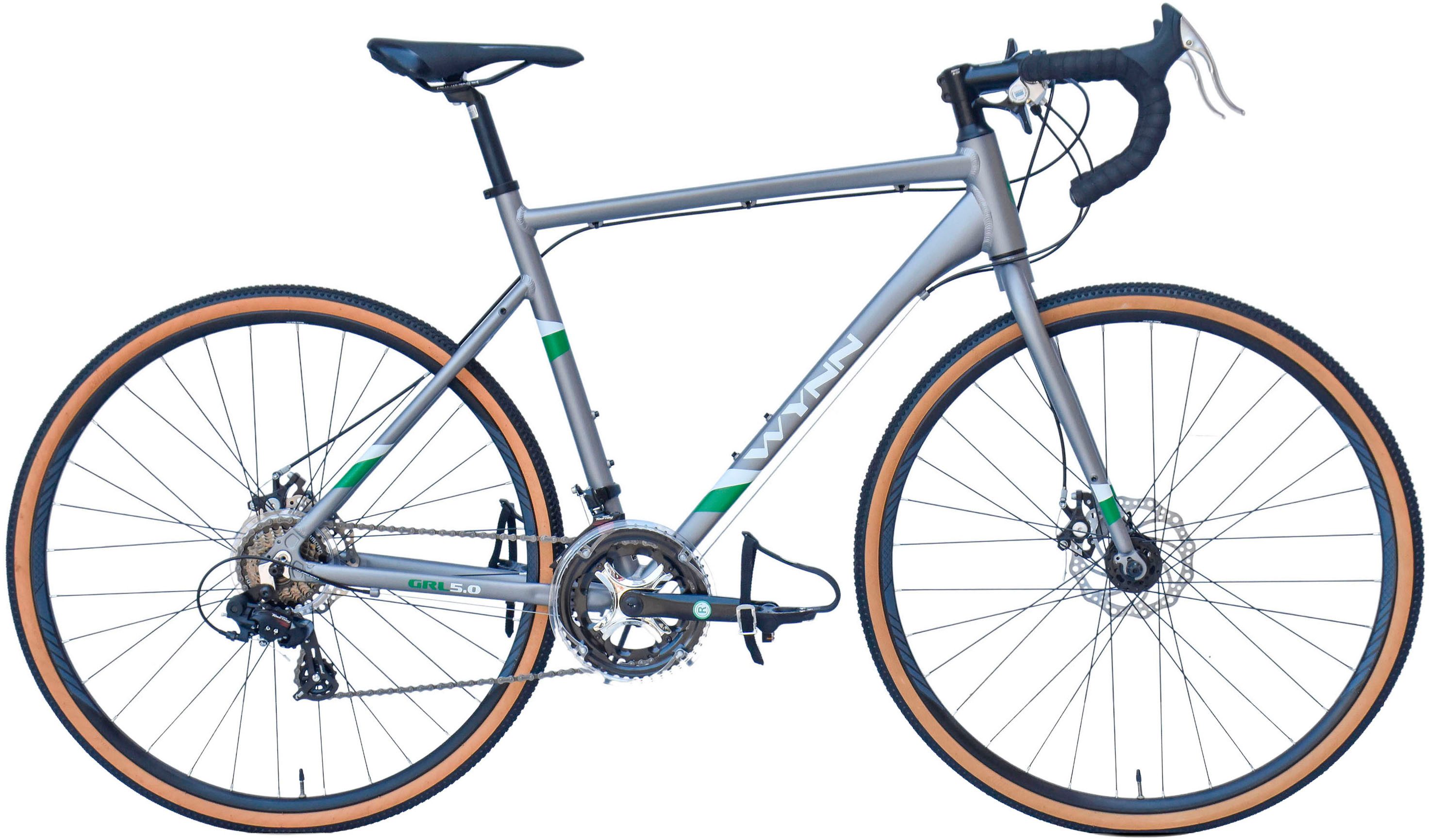 WYNN Gravelbike GRL5.0, 14 Gang Shimano Tourney Schaltwerk, Kettenschaltung